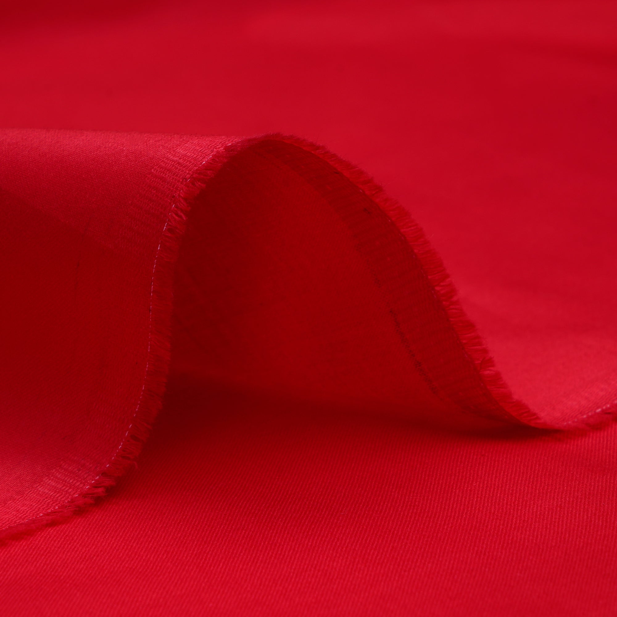 Tomato Dyed Cotton Satin Fabric