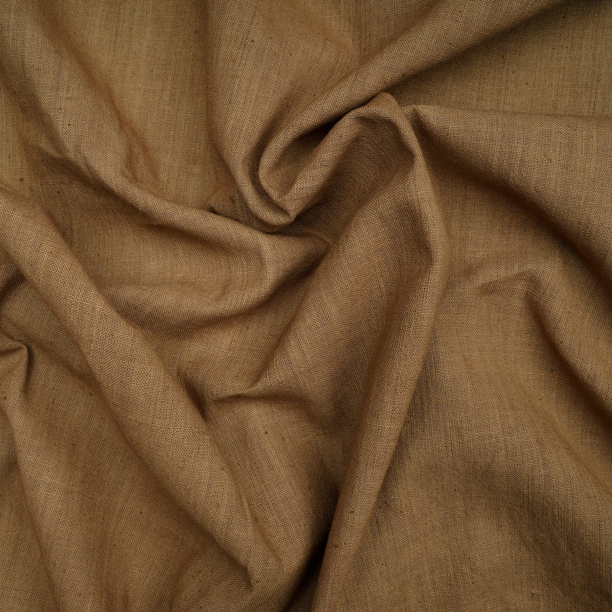Petrified Oak 40's Count Piece Dyed Handspun Handwoven Cotton Fabric