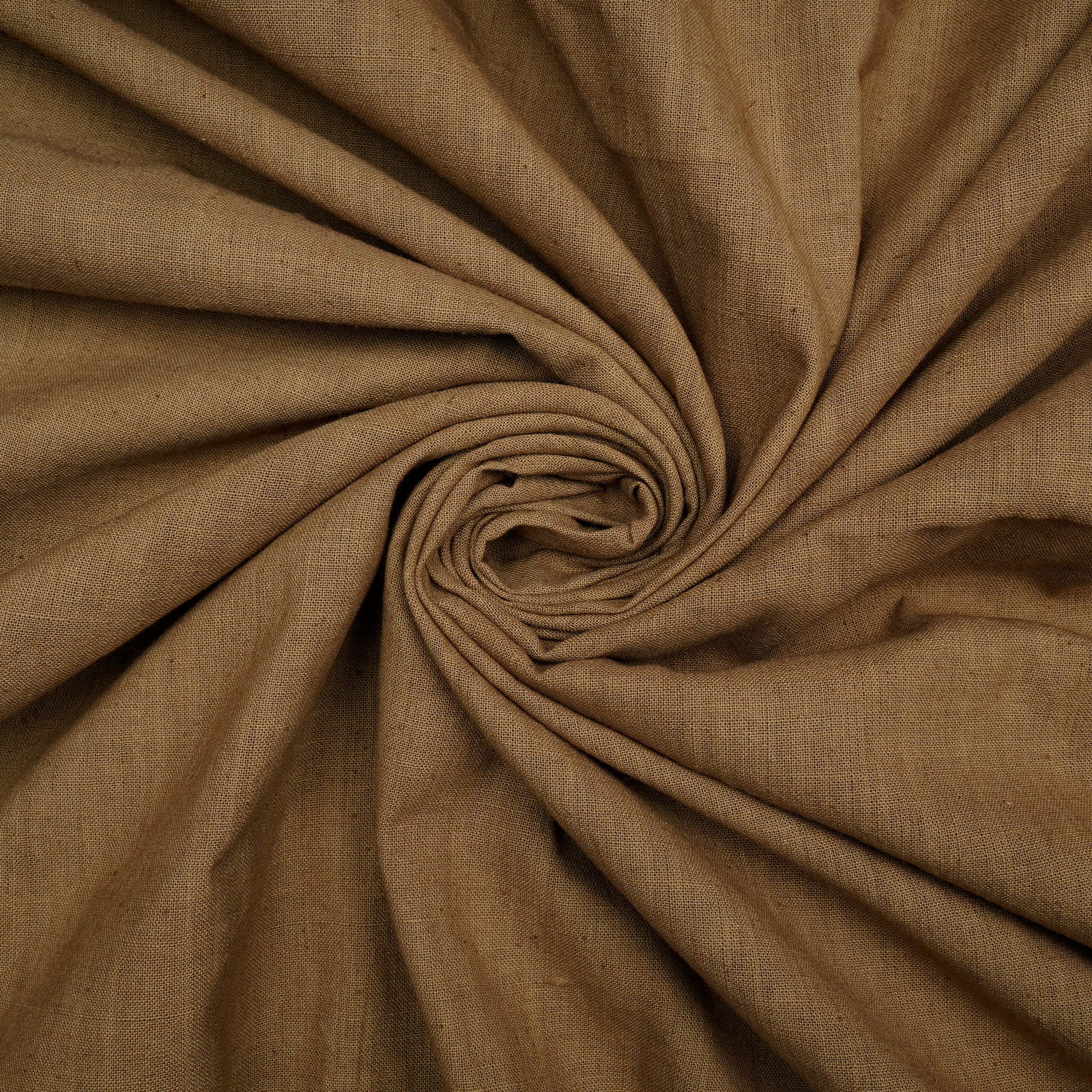 Petrified Oak 40's Count Piece Dyed Handspun Handwoven Cotton Fabric