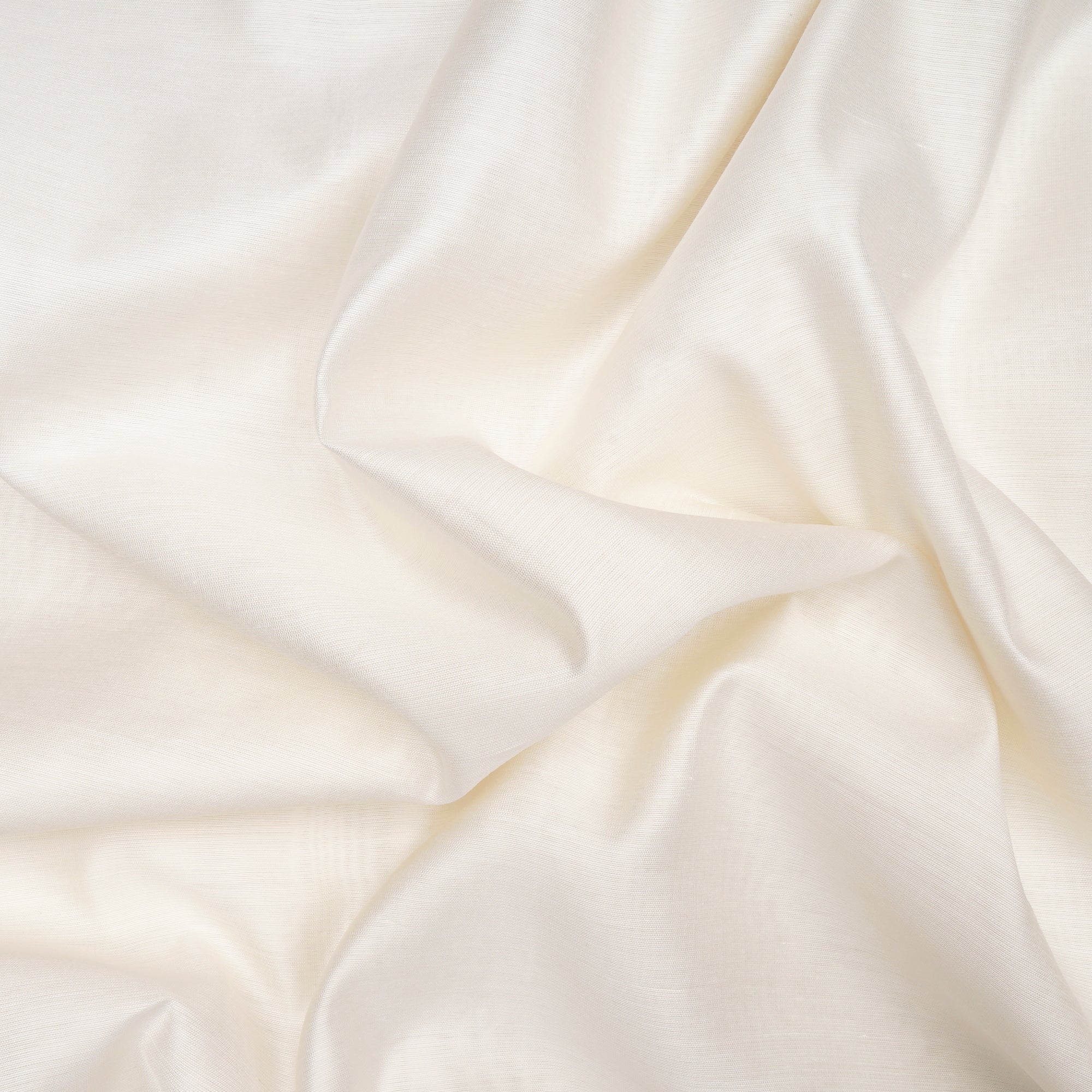 White Dyeable Plain Pure Chanderi Fabric