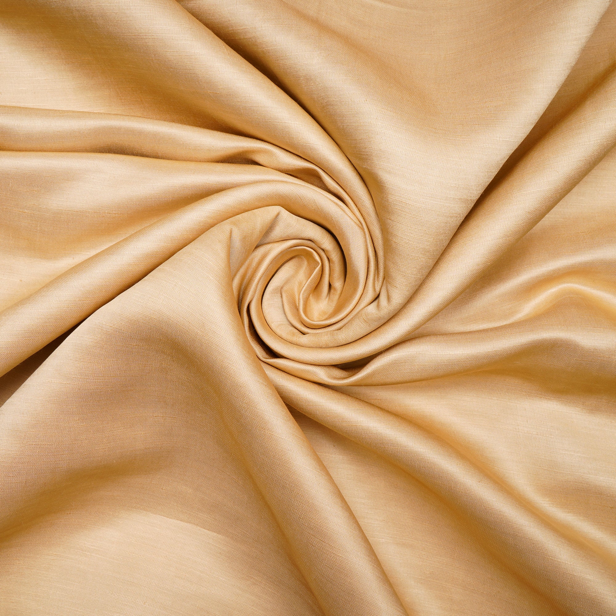 Dark Beige Piece Dyed Viscose Linen Satin Fabric