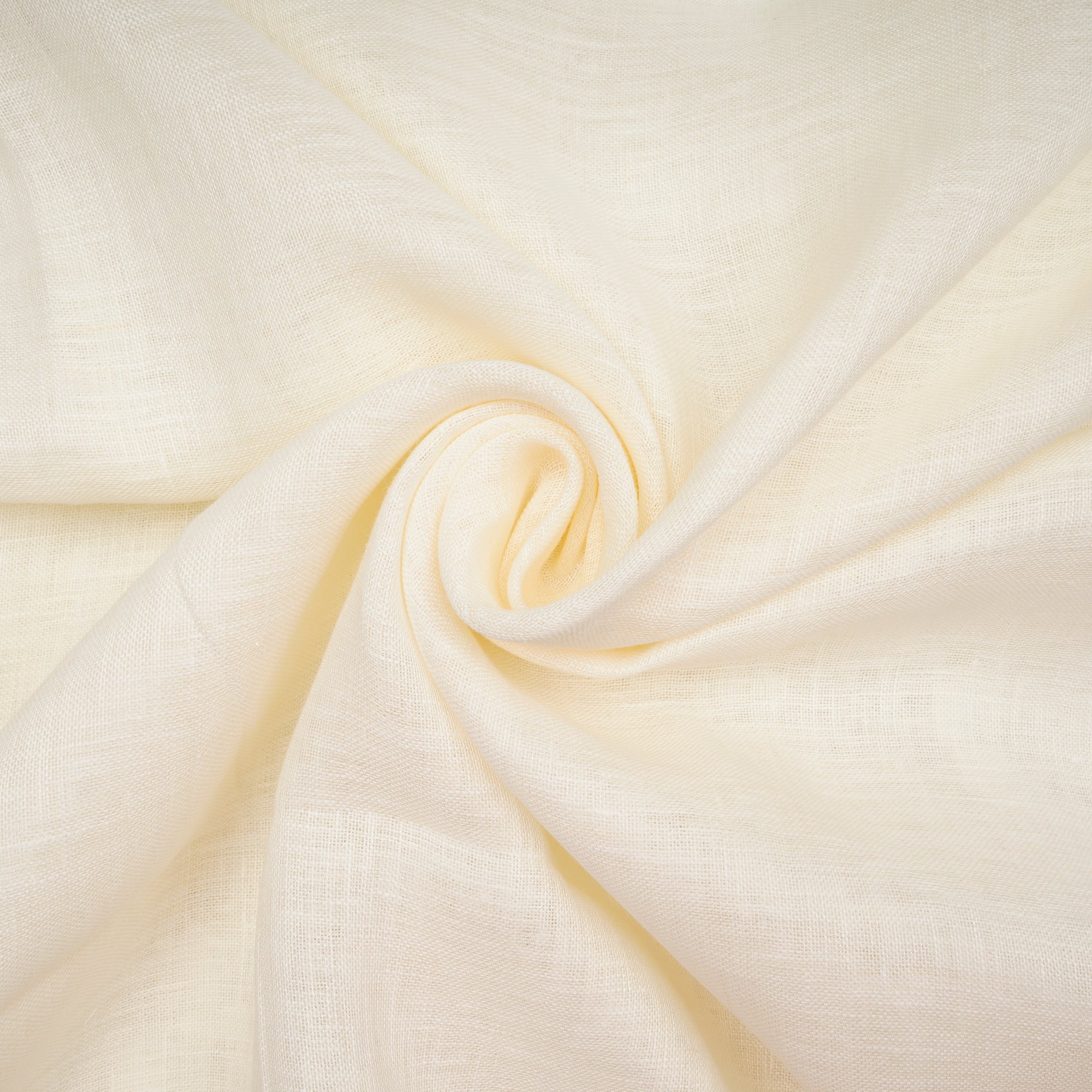White Dyeable Pure Gauze Linen Fabric