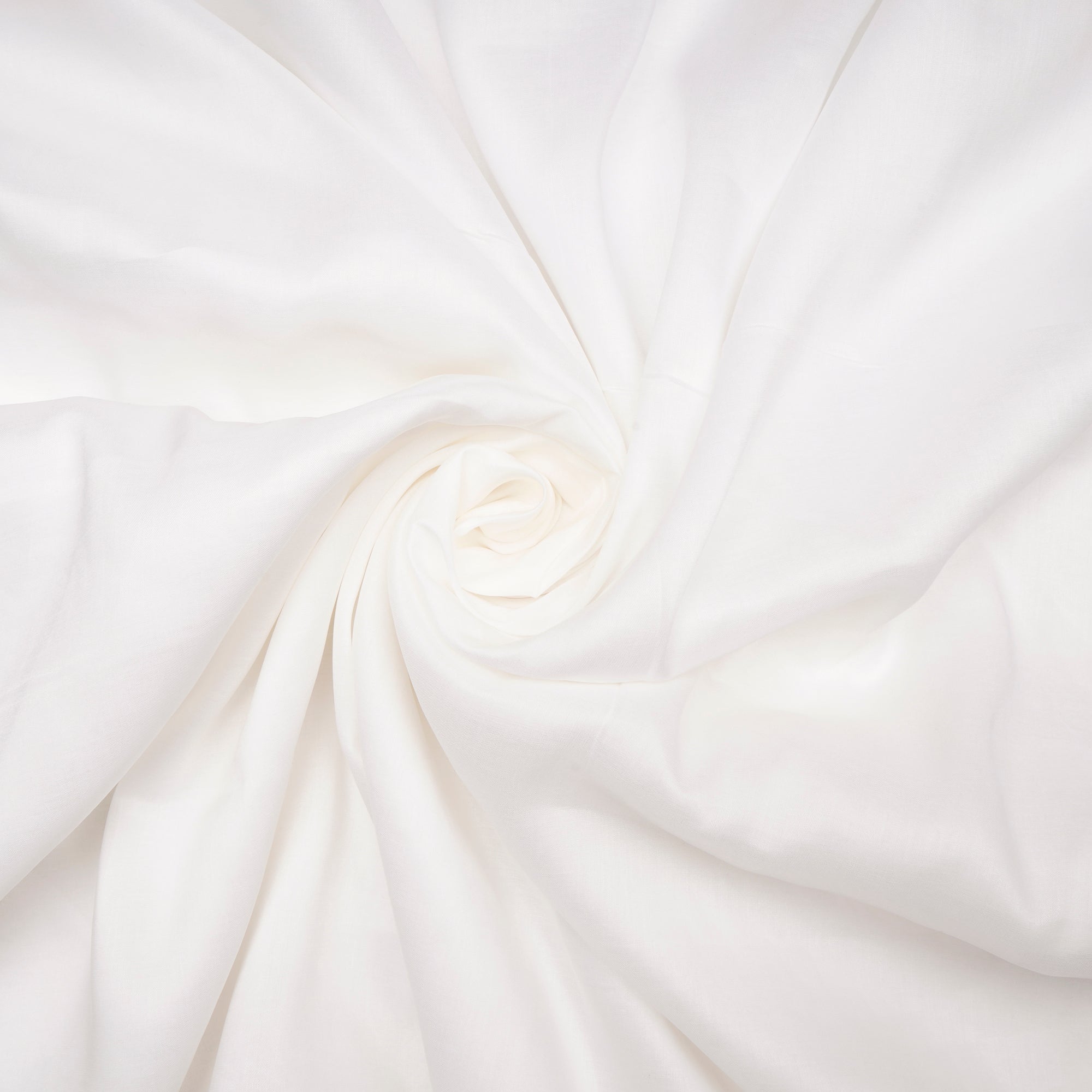 White Miil Made Plain Cotton Lawn Fabric