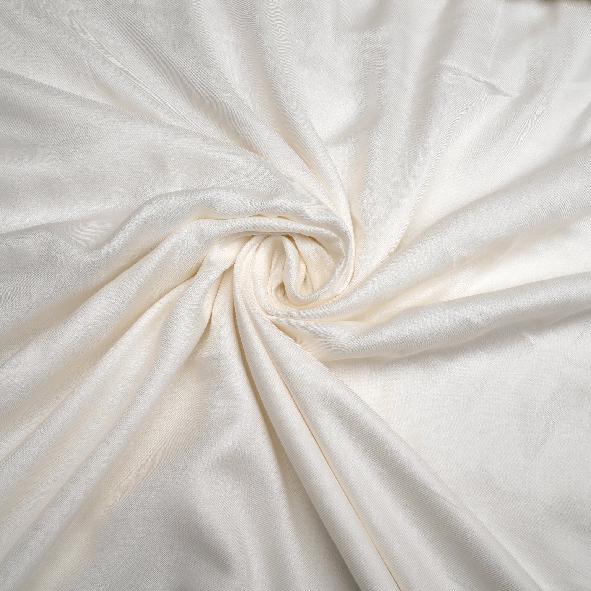 White Color Modal Twill Dyeable Fabric