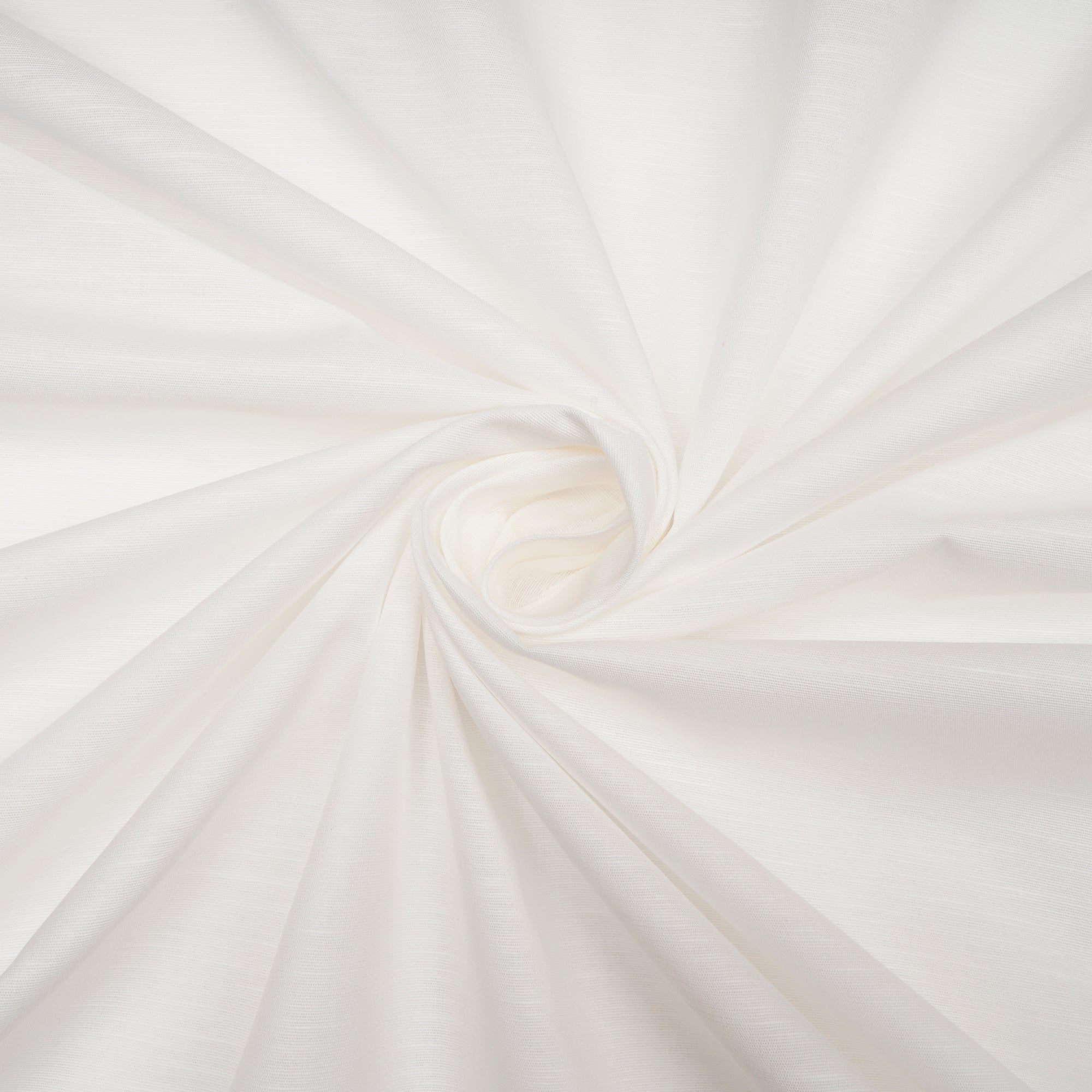 White Dyeable Mill Made Cotton Linen Fabric