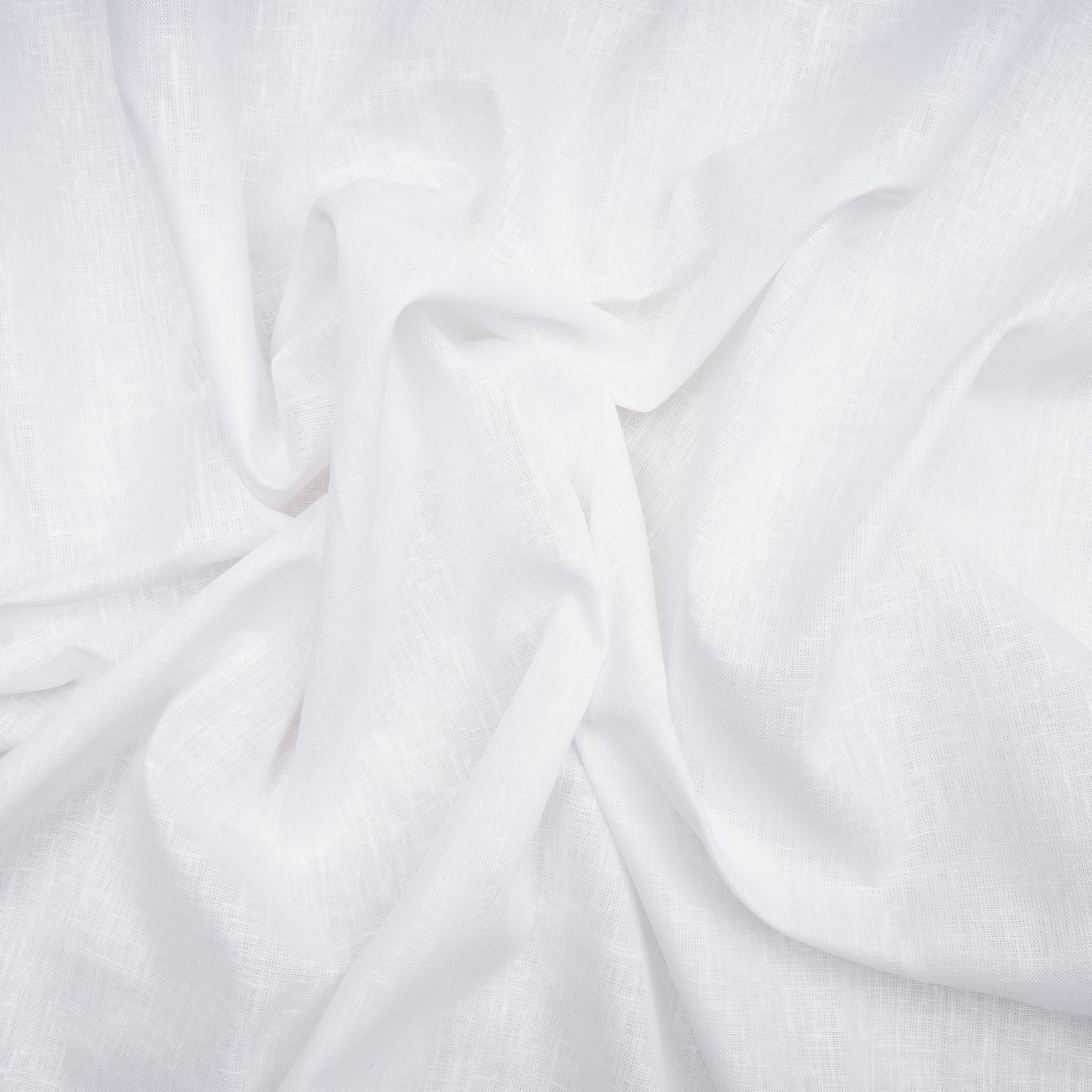 White Plain Dyable Bamboo Linen Fabric