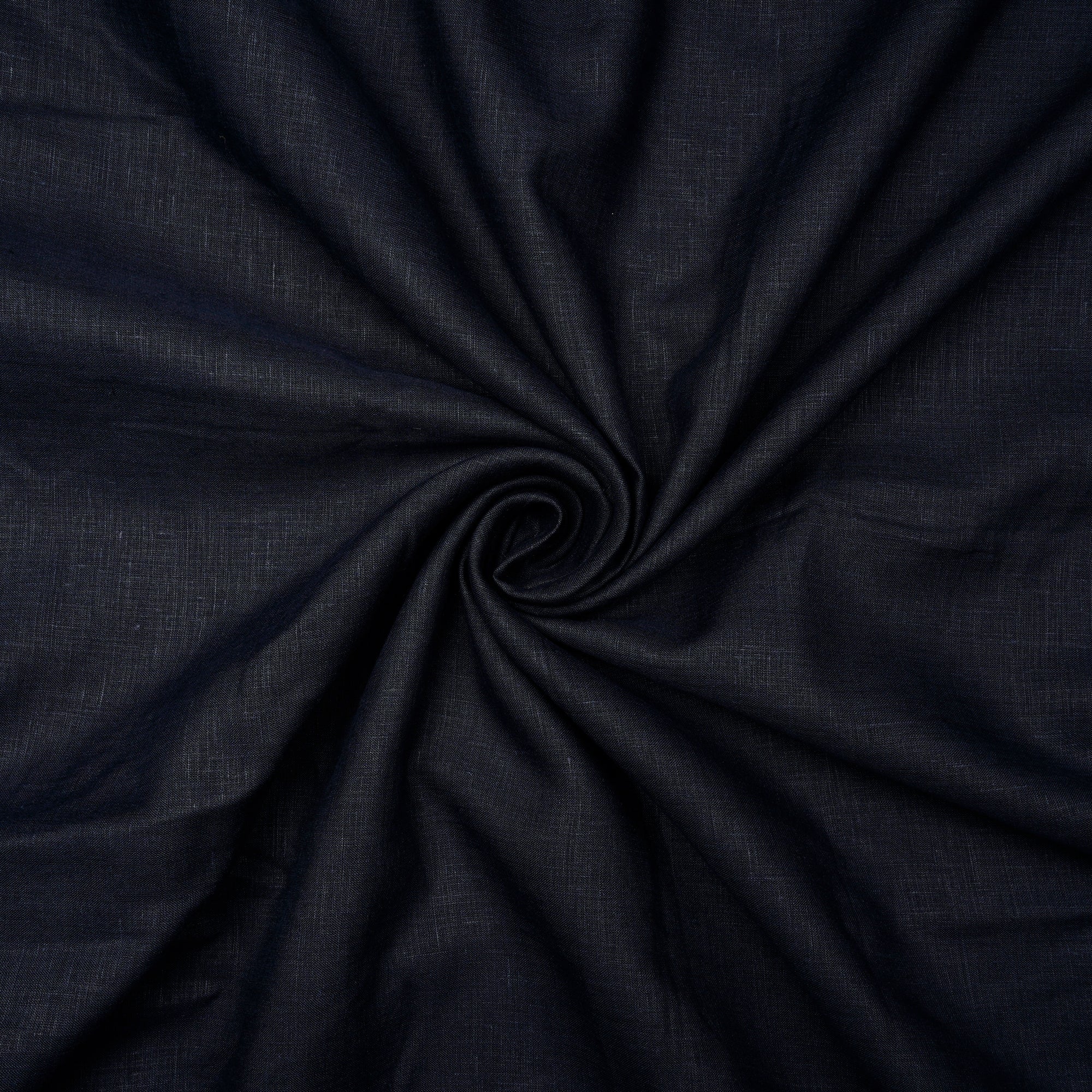 Navy Blue Piece Dyed 60 Lee Plain Linen Fabric