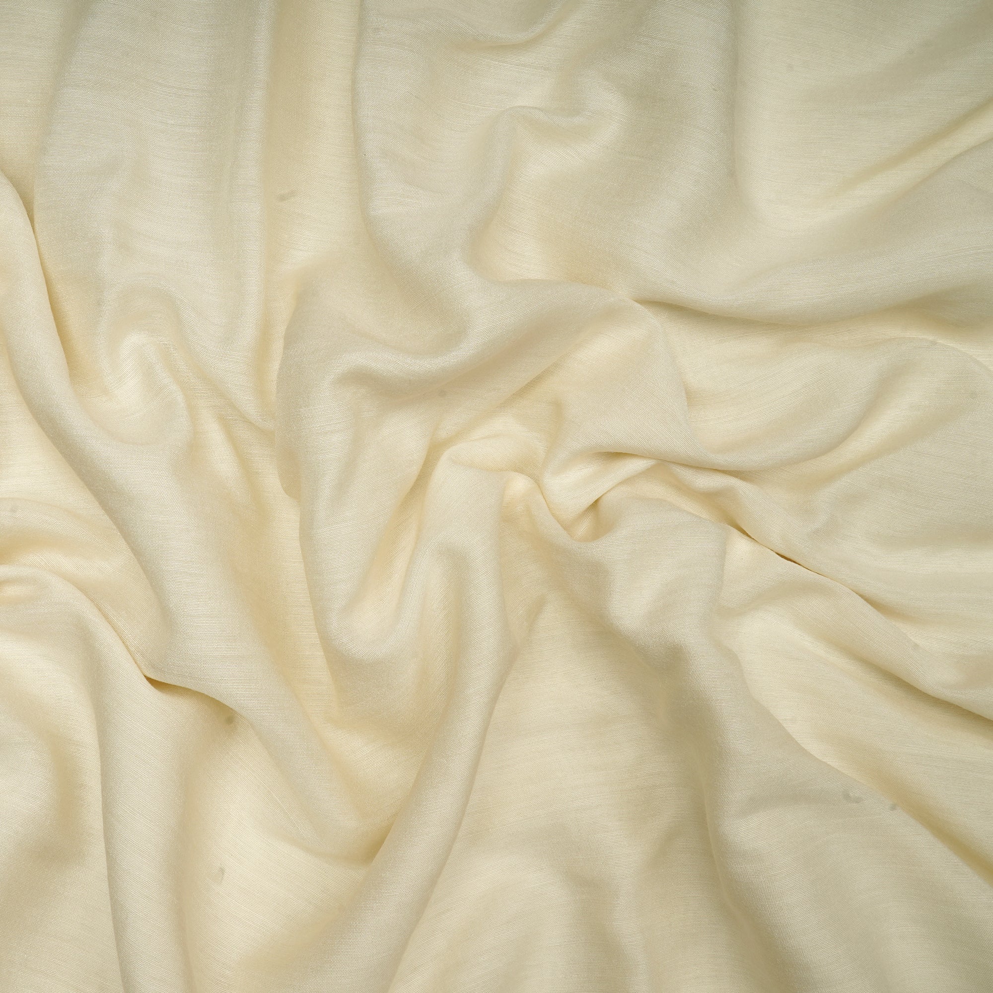 Off-White Dyeable Plain Muga Silk Fabric