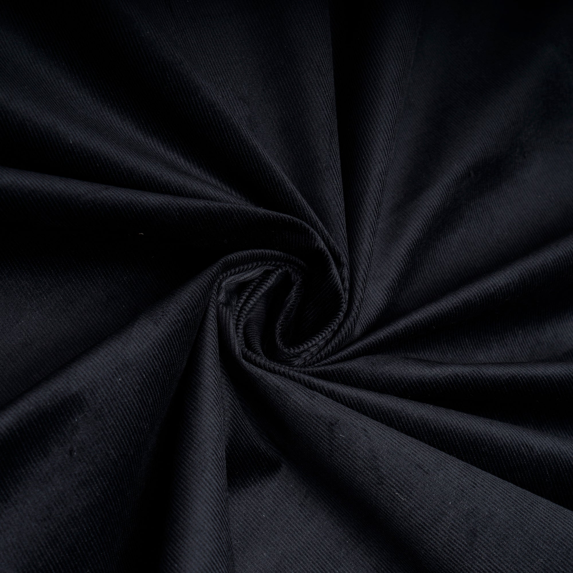 Deep Blue Imported Bottom Weight Cotton Corduroy Fabric (58" Width)
