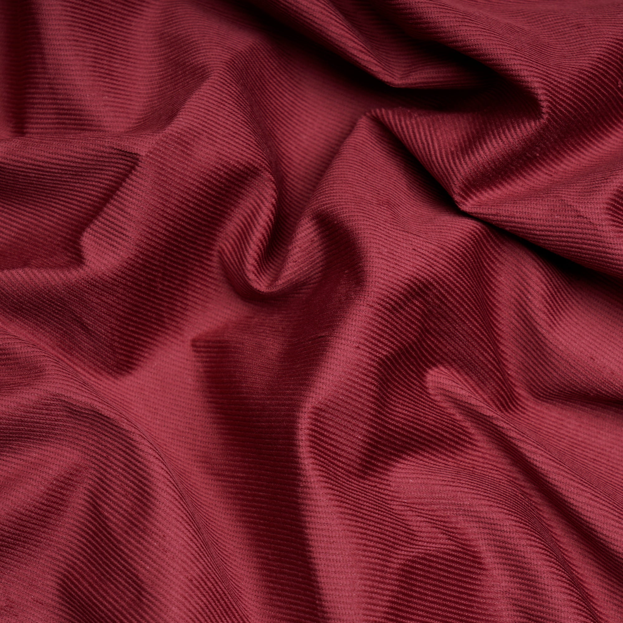 Earth Red Imported Shirting Weight Cotton Corduroy Fabric (58" Width)