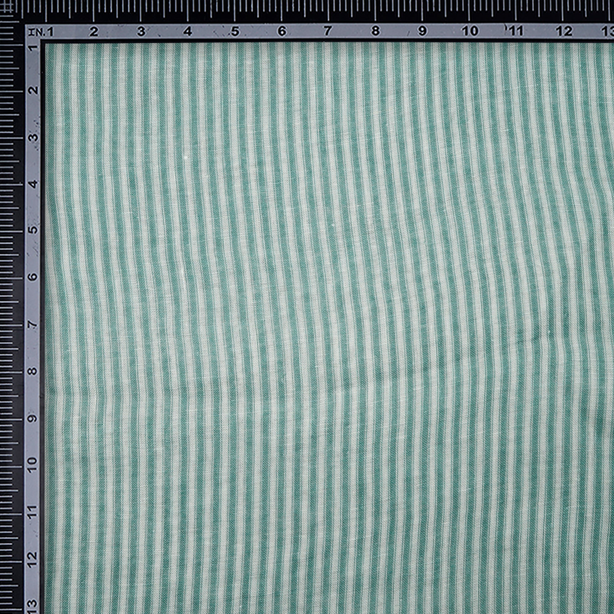 Feldspar Stripe Pattern Digital Print Gauge Linen Fabric