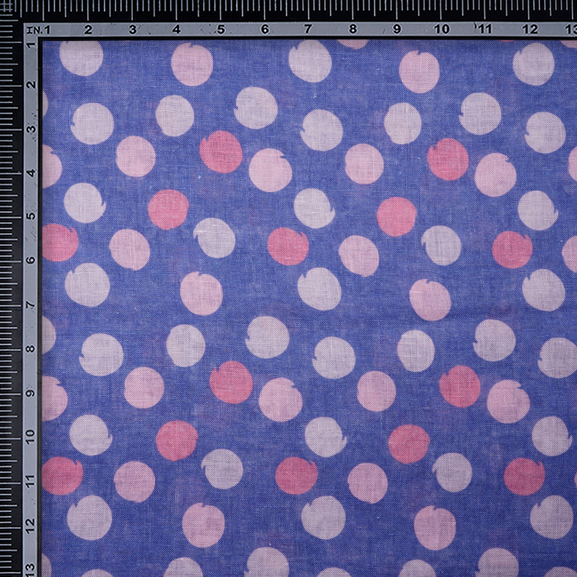 Riviera All Over Pattern Digital Print Gauge Linen Fabric