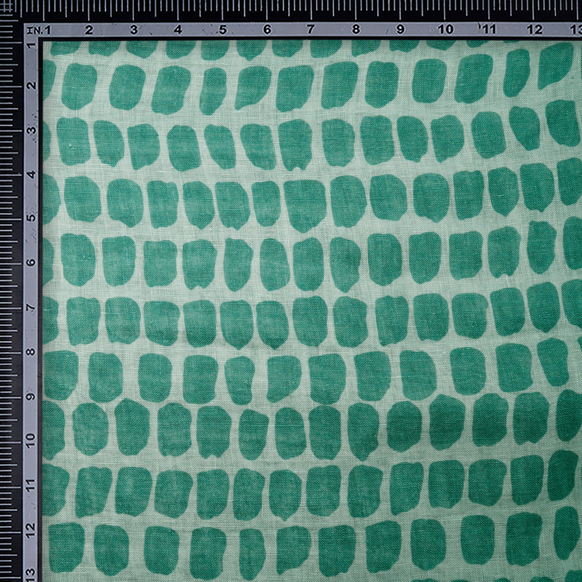 Feldspar All Over Pattern Digital Print Gauge Linen Fabric