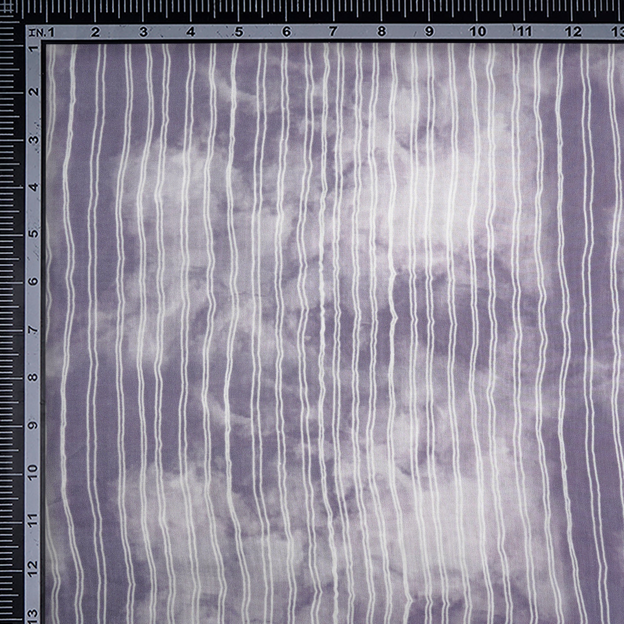 Purple Heather Stripe Pattern Digital Print Modal Fabric