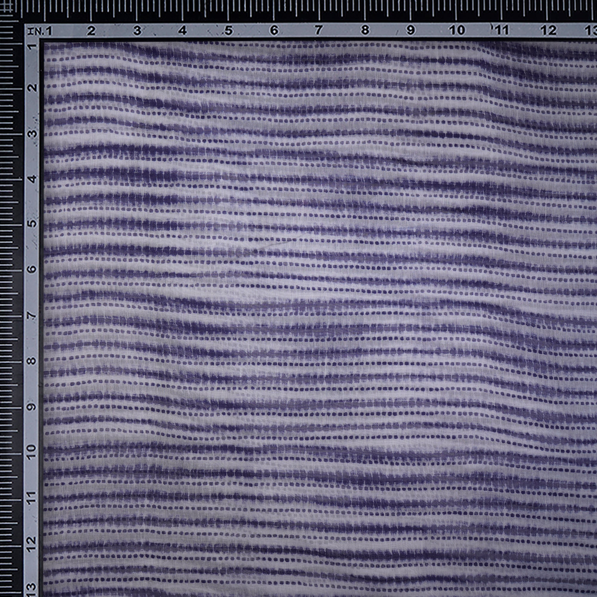 Voilet Shibori Pattern Digital Print Chanderi Fabric