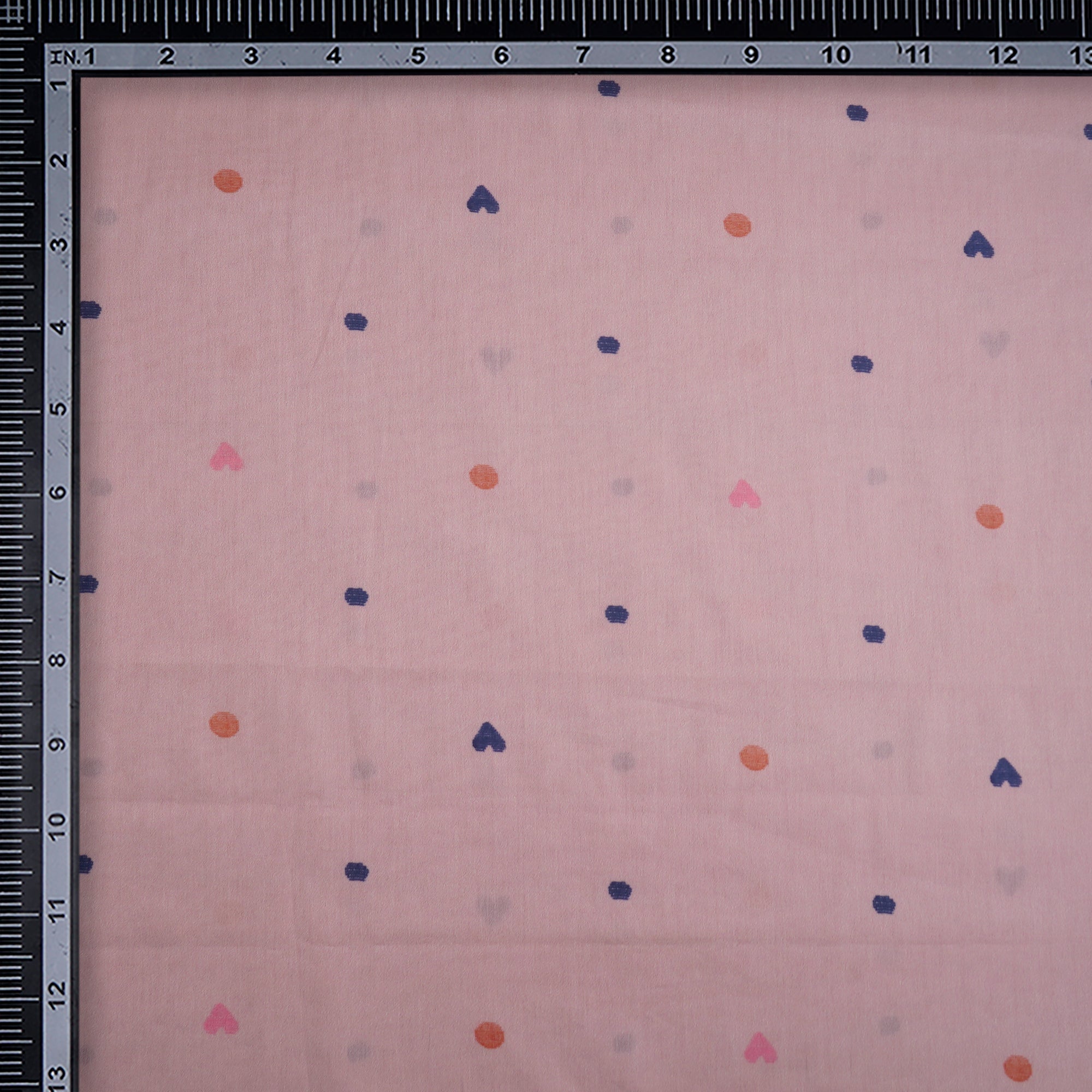 Pastel Pink Booti Pattern Digital Print Lawn Cotton Fabric