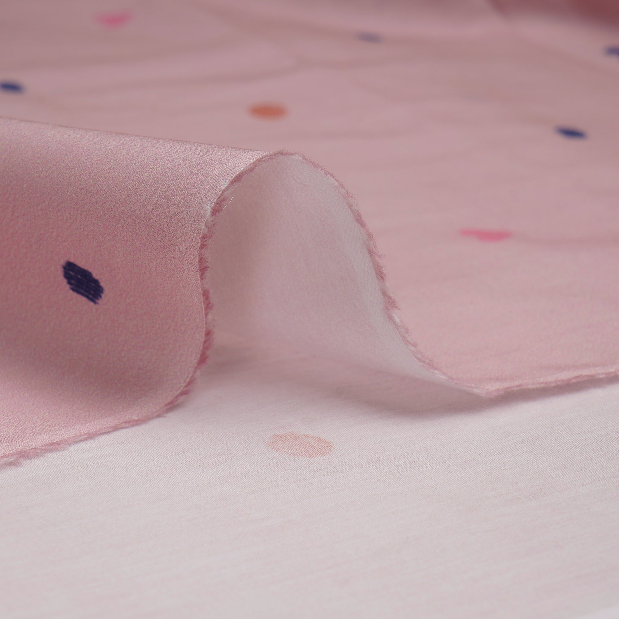 Pastel Pink Booti Pattern Digital Print Lawn Cotton Fabric