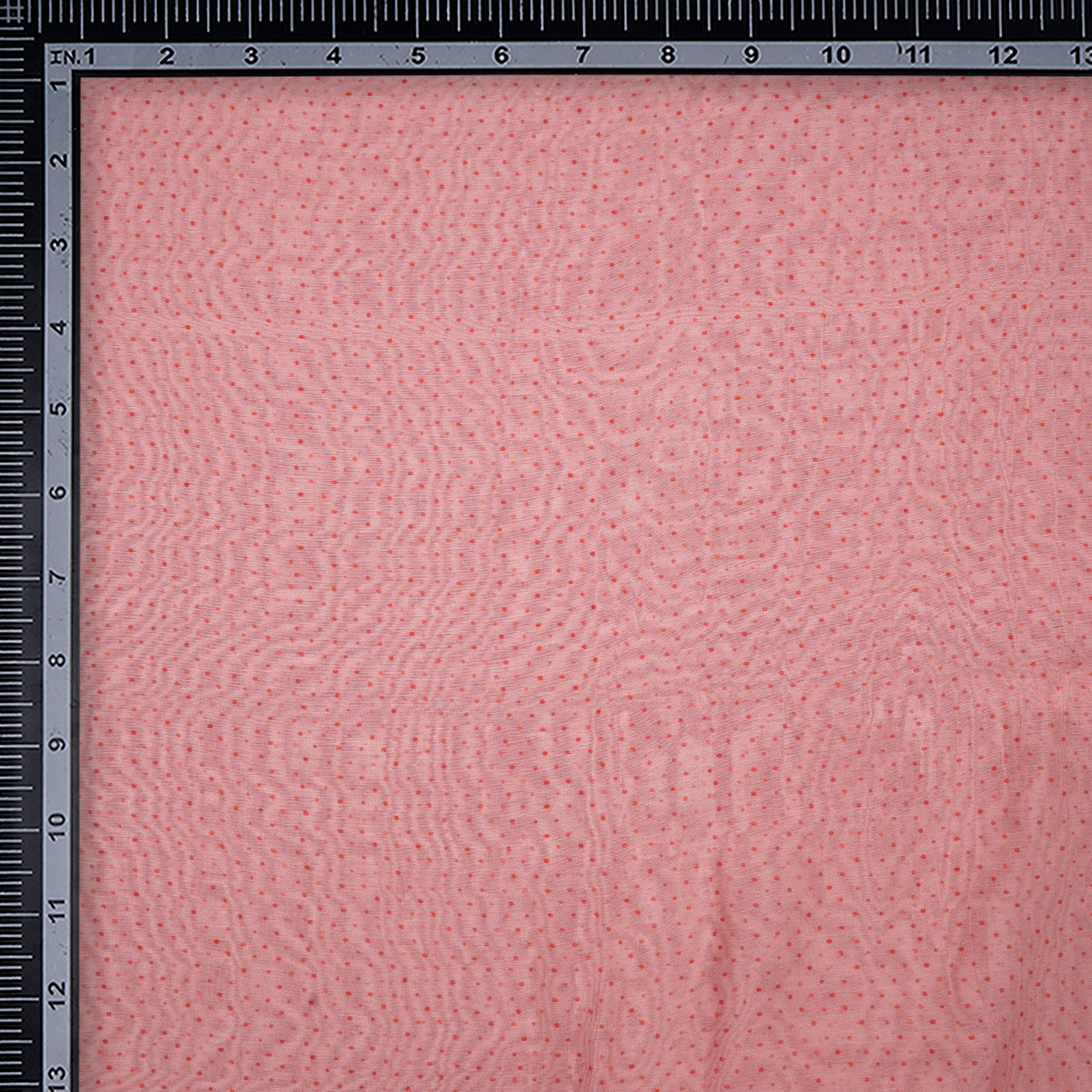 Pink Lcing All Over Pattern Digital Print Chanderi Fabric