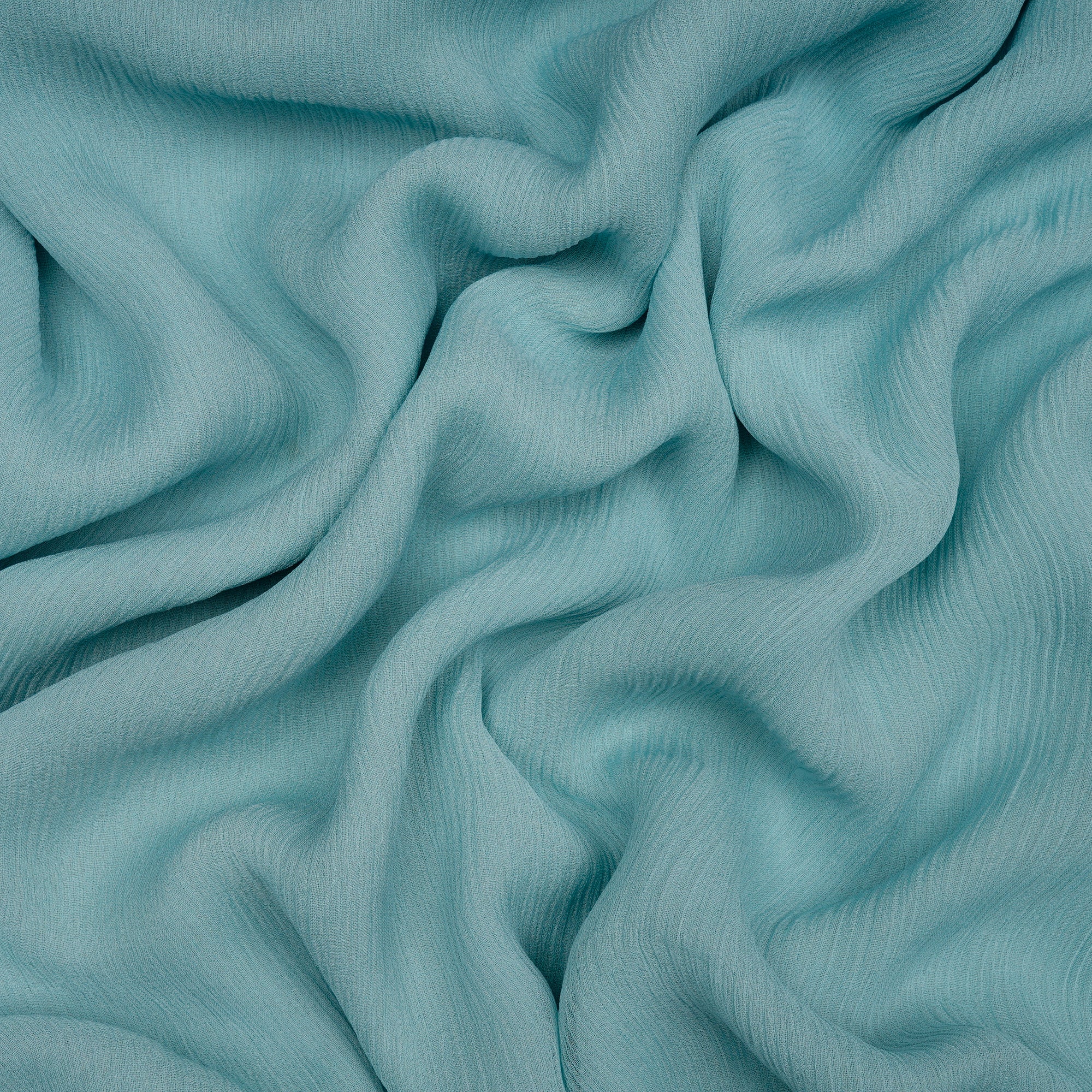 Leisure Time Plain Platinum Chiffon Silk Fabric