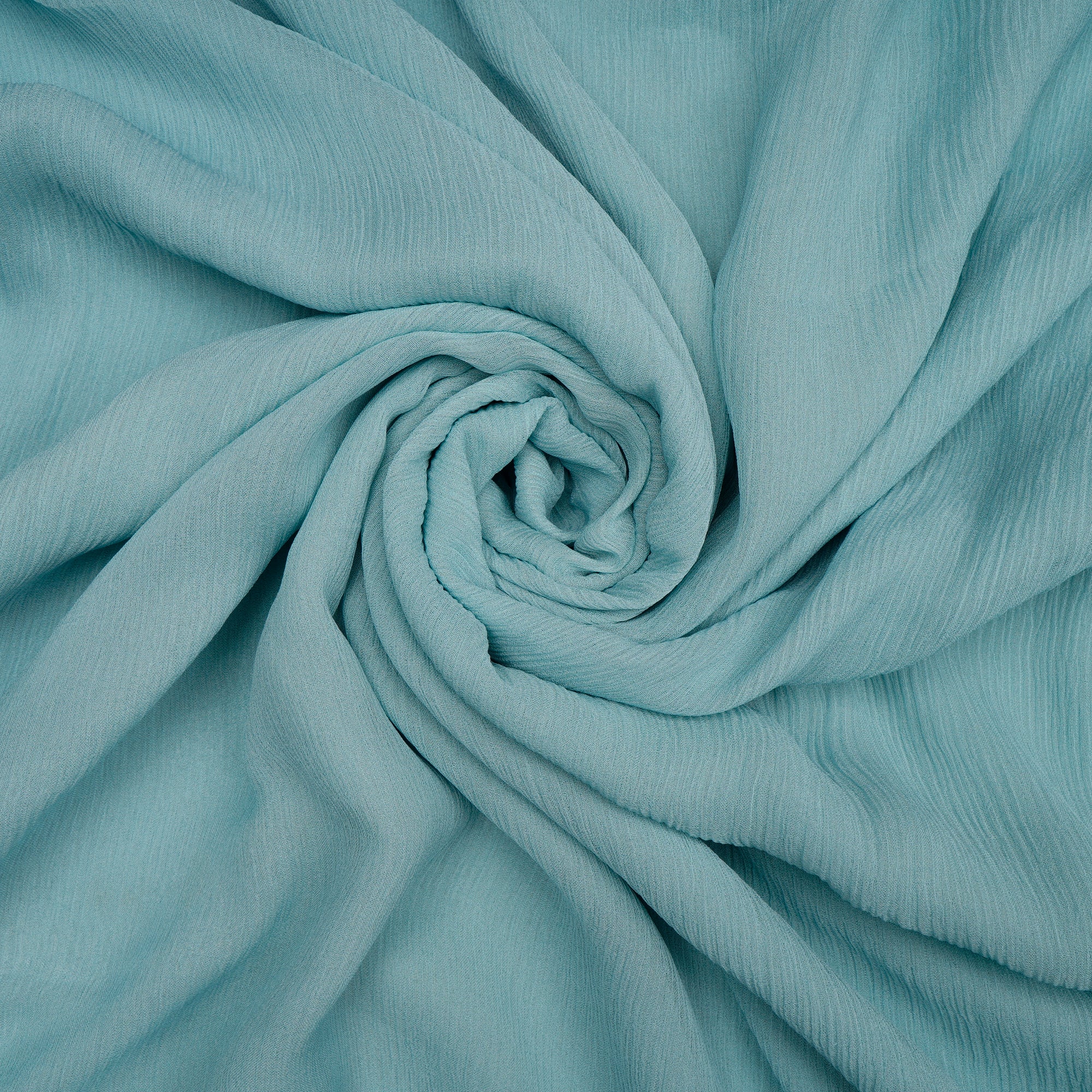 Leisure Time Plain Platinum Chiffon Silk Fabric