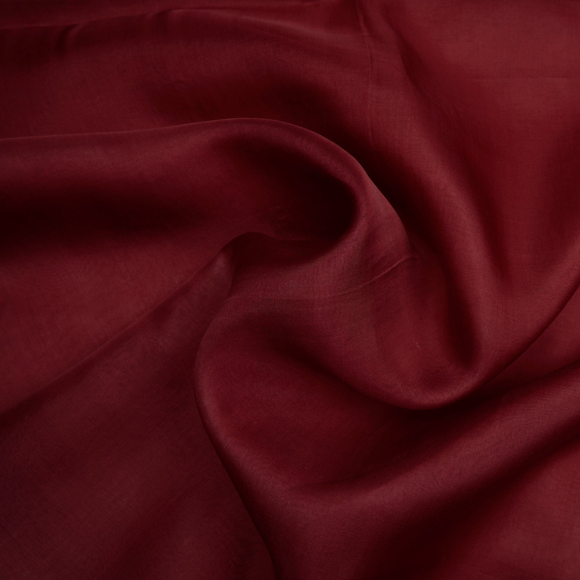 Maroon Piece Dyed 26 GLM Imported Organza Silk Fabric