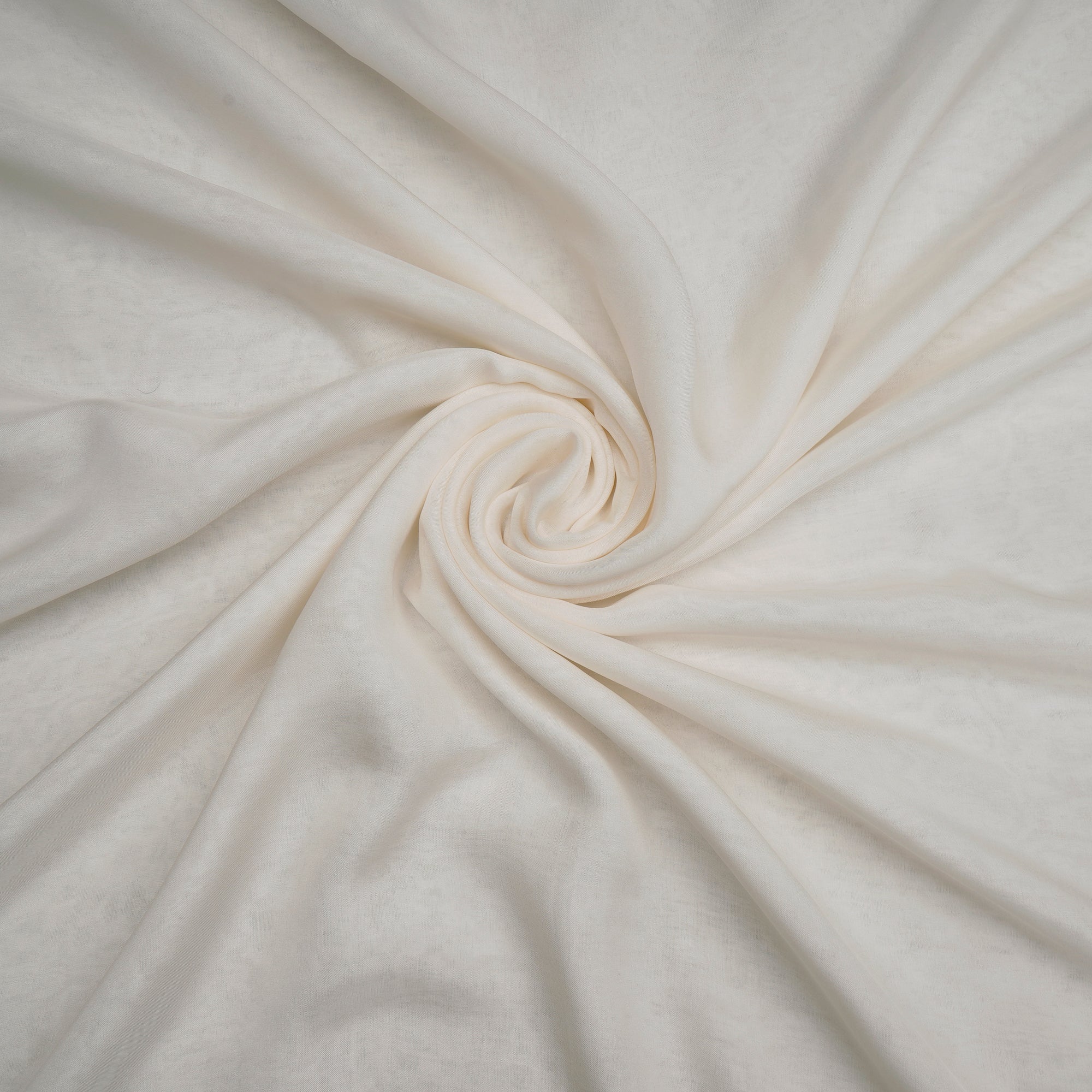 White Dyeable 40 GLM Imported Flat Chiffon Fabric