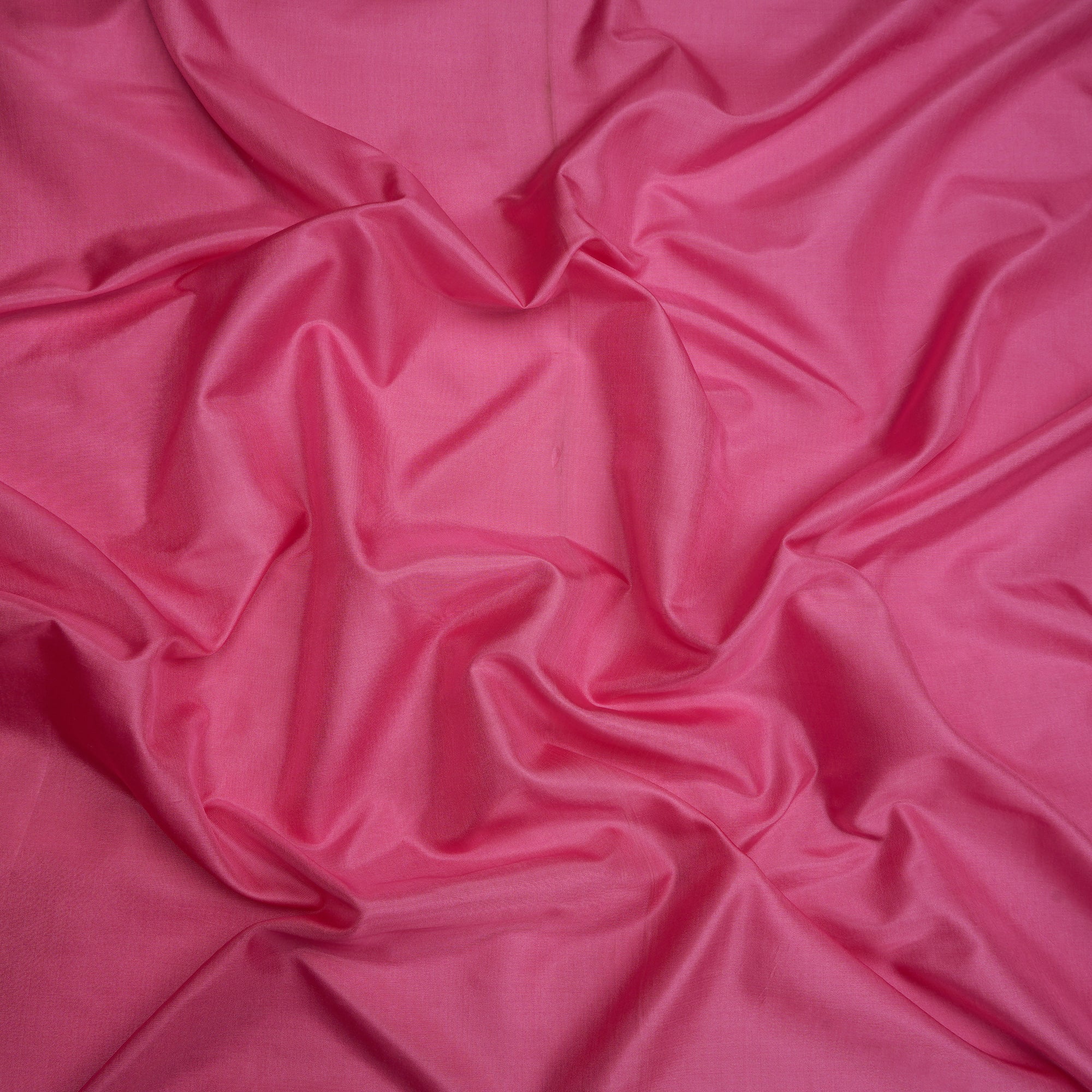 Pink Yarn Dyed Pure Bangalore Silk Fabric