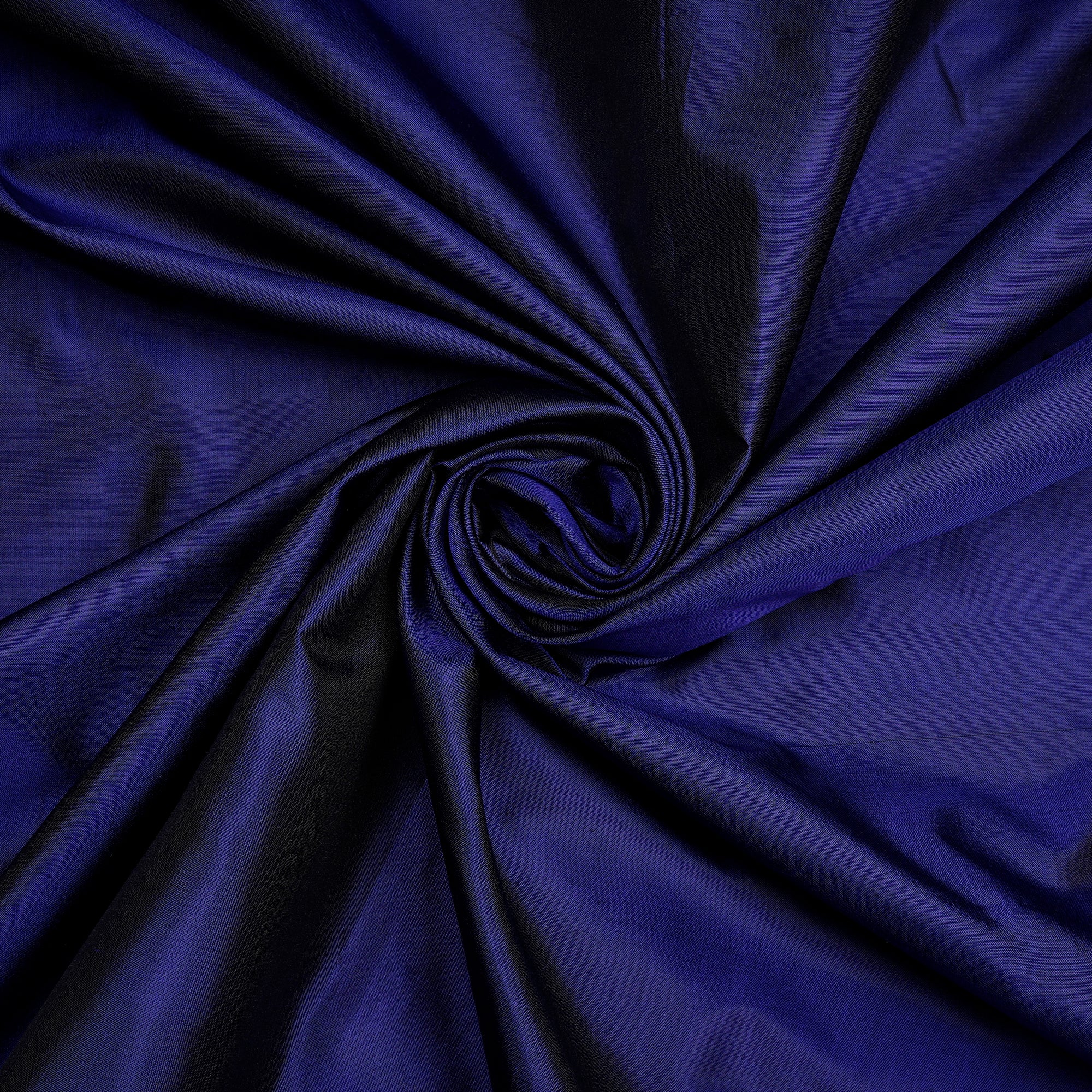 Indigo Color Bangalore Silk Fabric