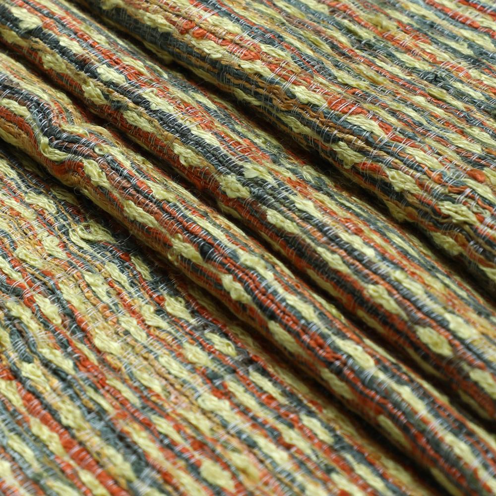 Multi Color Tweed Silk Fabric