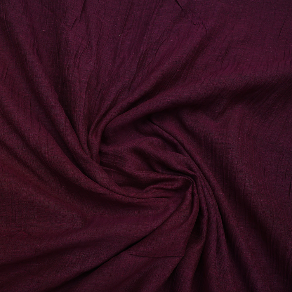 Wine Berry Color Cotton Fabric