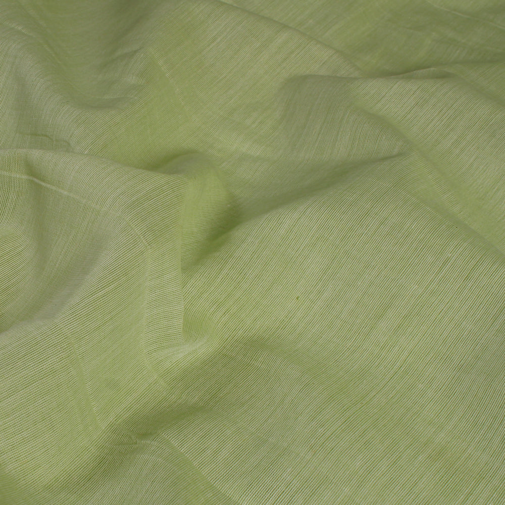 Mint Green Color Fancy Cotton Voile Fabric
