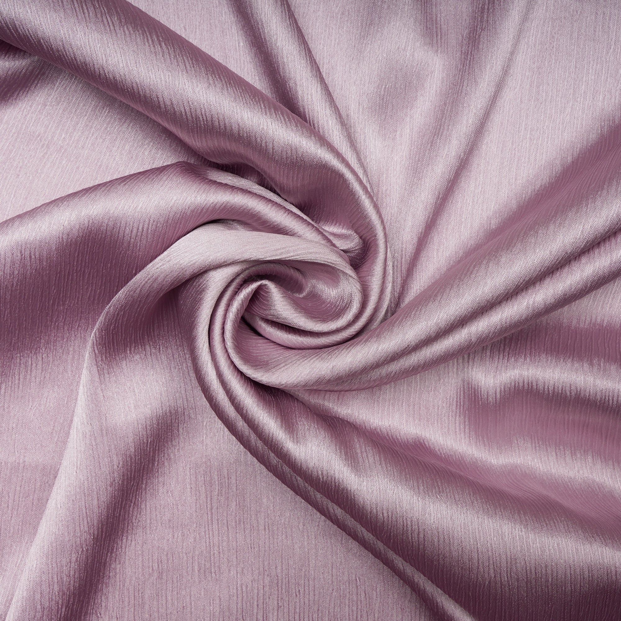 Lavender Imported Crinkled Satin Fabric (60" Wide)