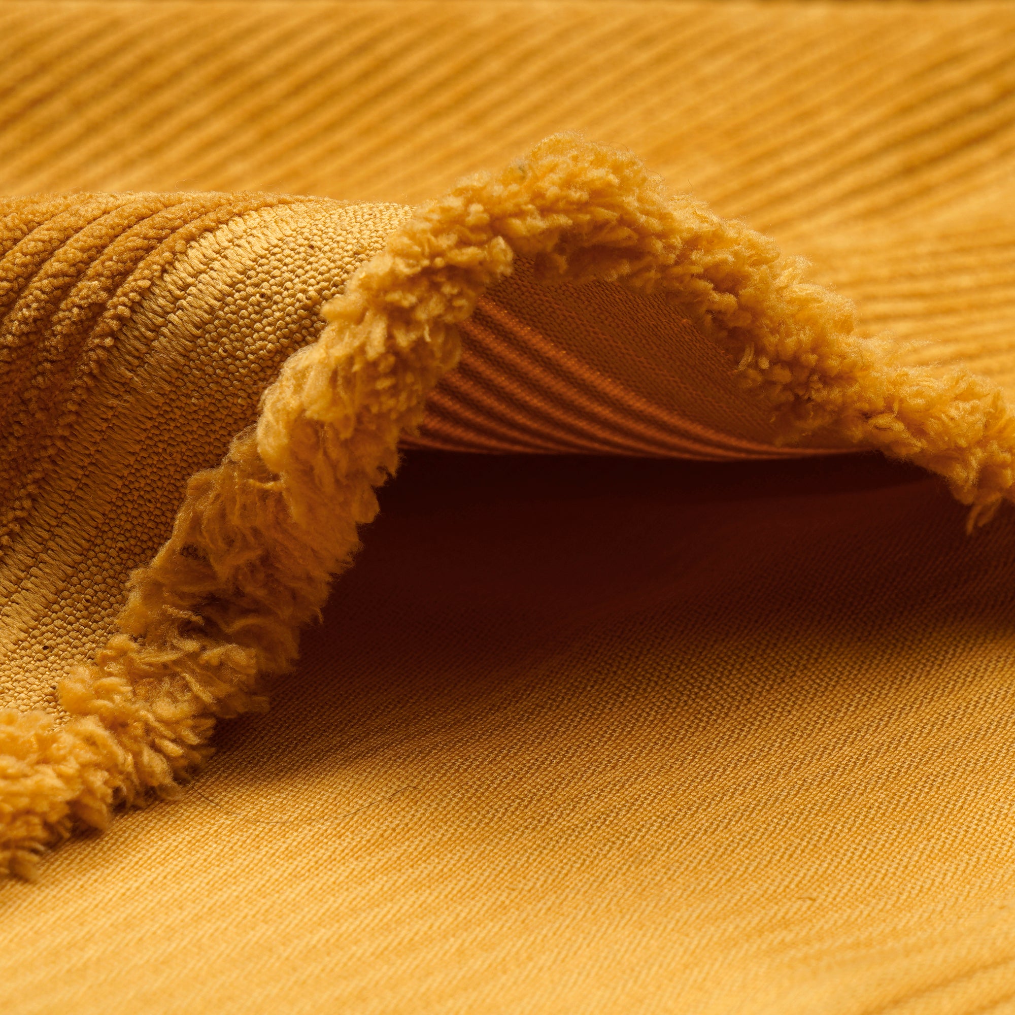Mustard Imported Cotton Corduroy Fabric (60" Wide)