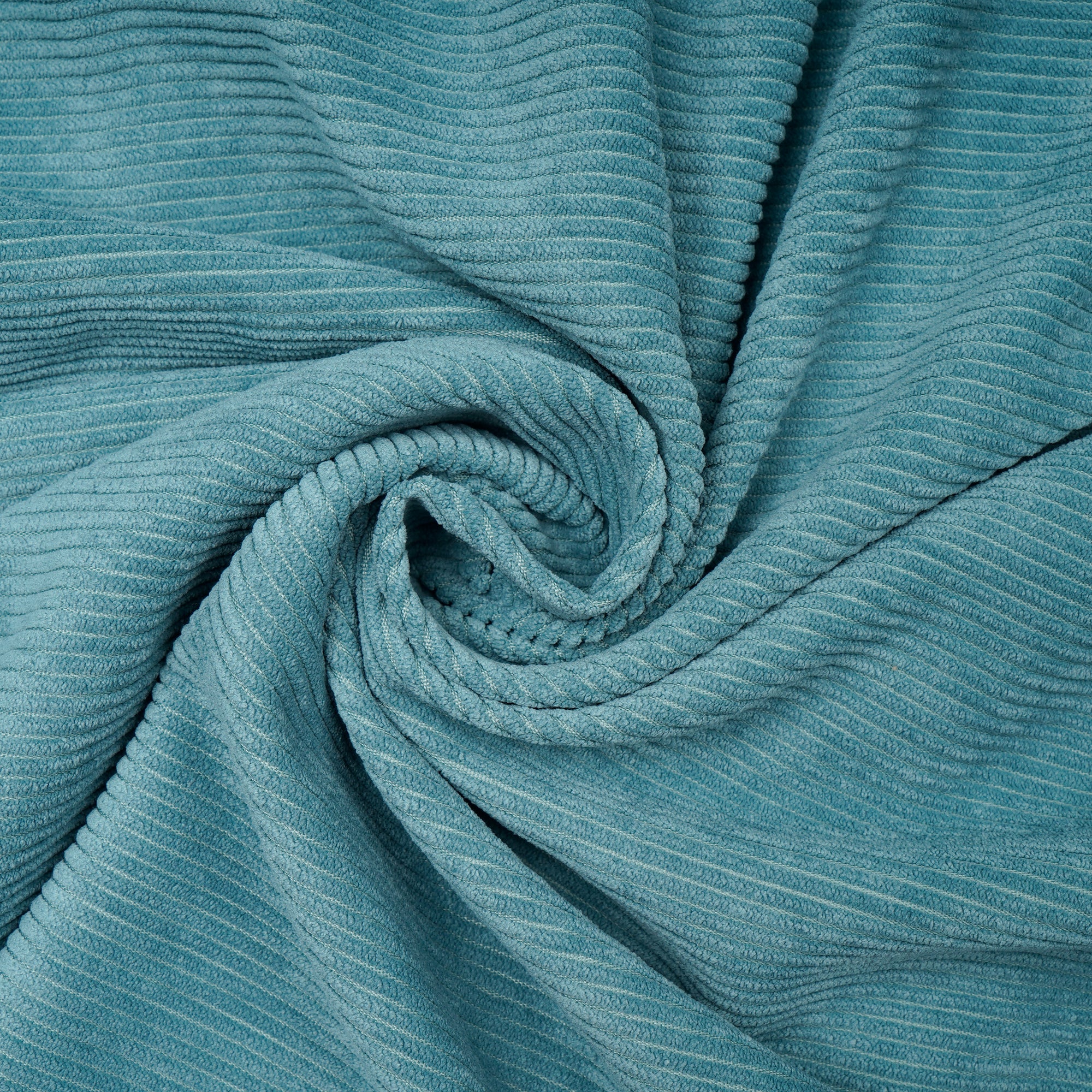Oil Blue Imported Cotton Corduroy Fabric (60" Wide)