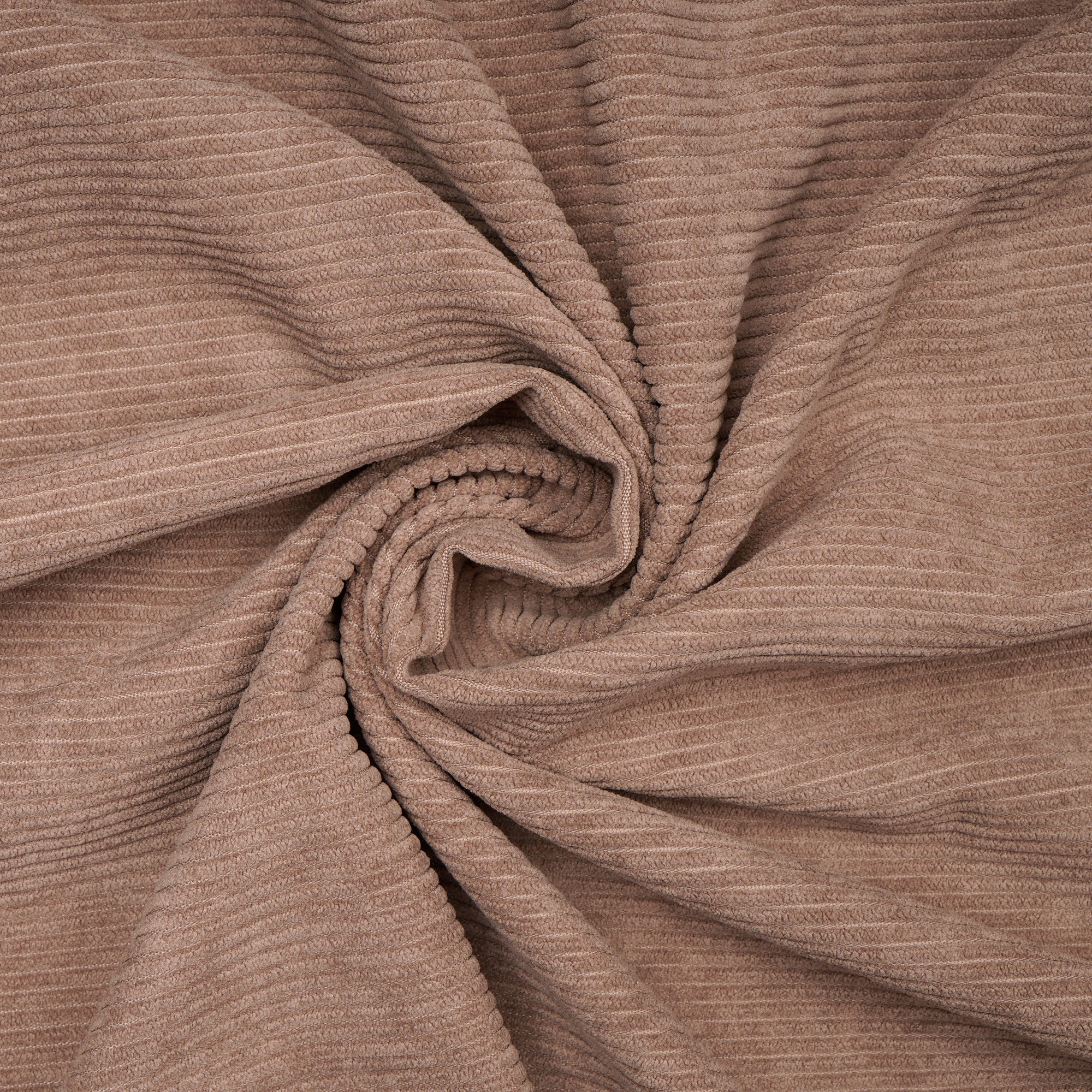 Warm Taupe Imported Cotton Corduroy Fabric (60" Wide)