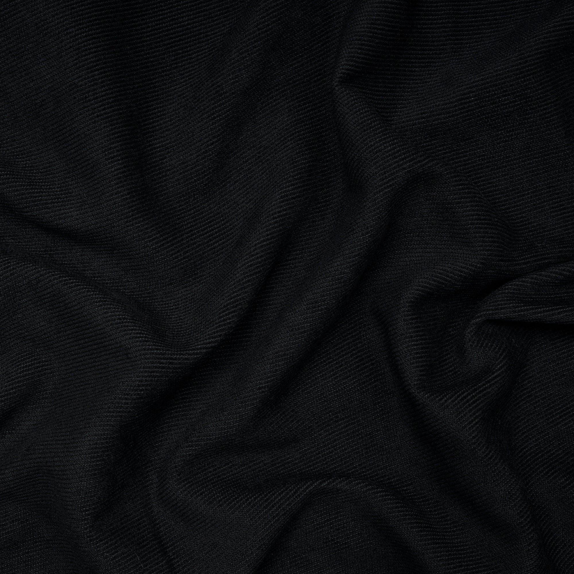 Black Imported Cotton Corduroy Fabric (60" Wide)