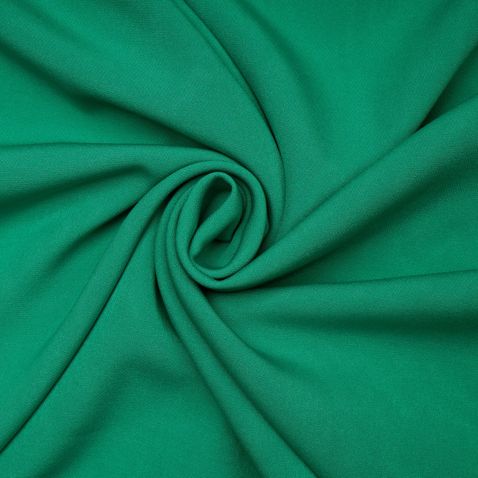 Green Solid Dyed Imported Banana Crepe Fabric (60" Width)