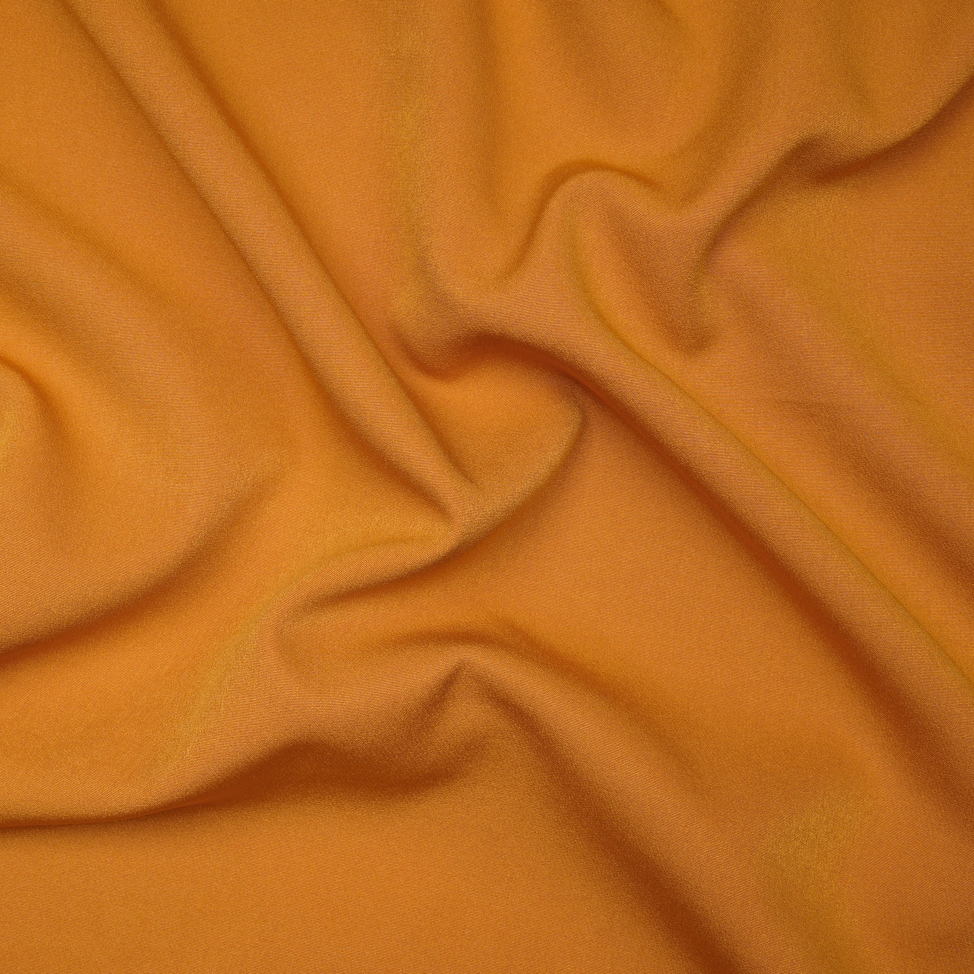 Mustard Solid Dyed Imported Banana Crepe Fabric (60" Width)