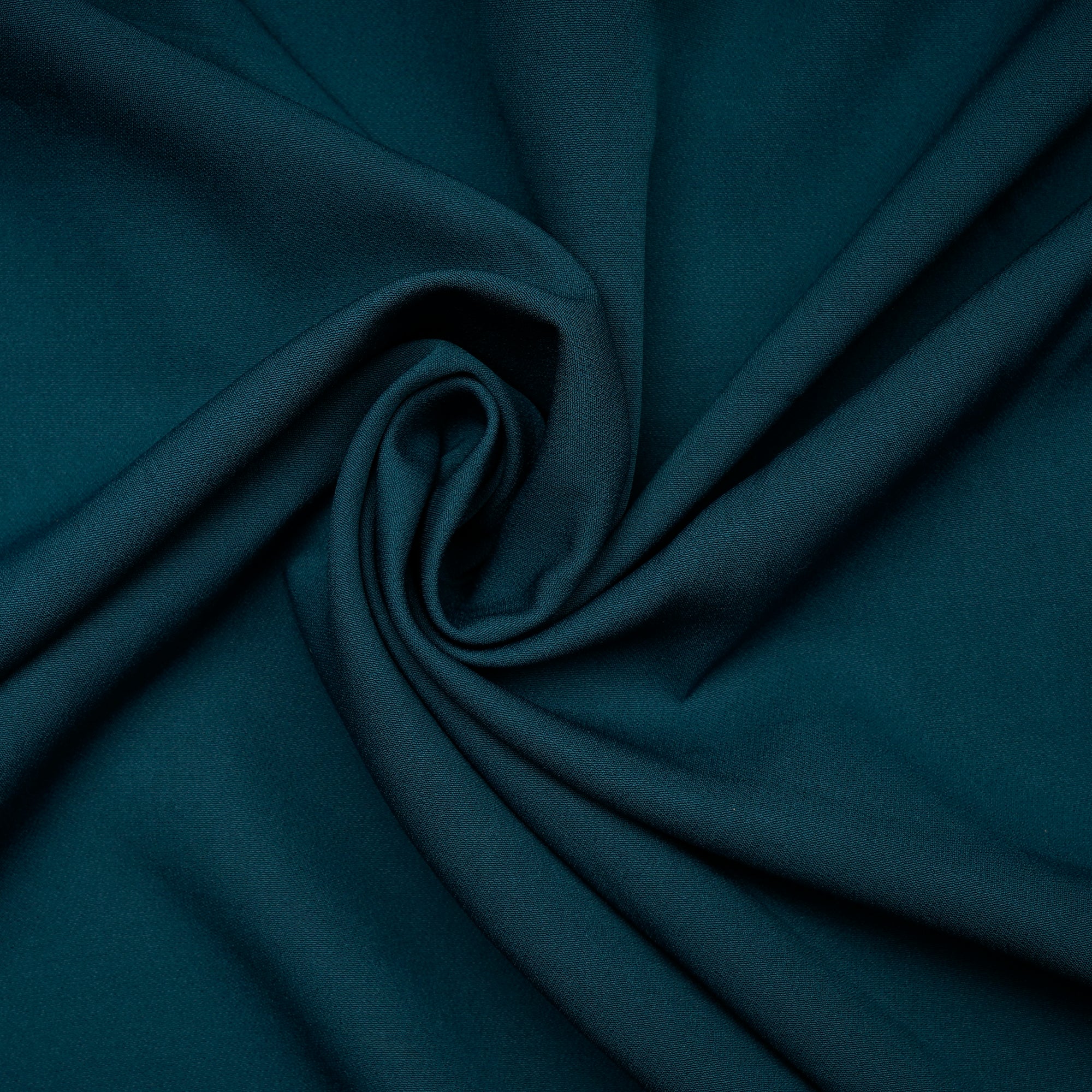 Colonial Blue Solid Dyed Imported Banana Crepe Fabric (60" Width)