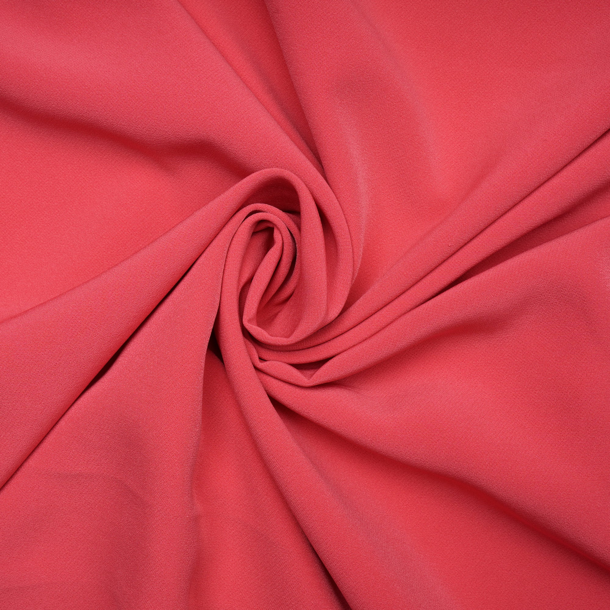 Paradise Pink Solid Dyed Imported Banana Crepe Fabric (60" Width)