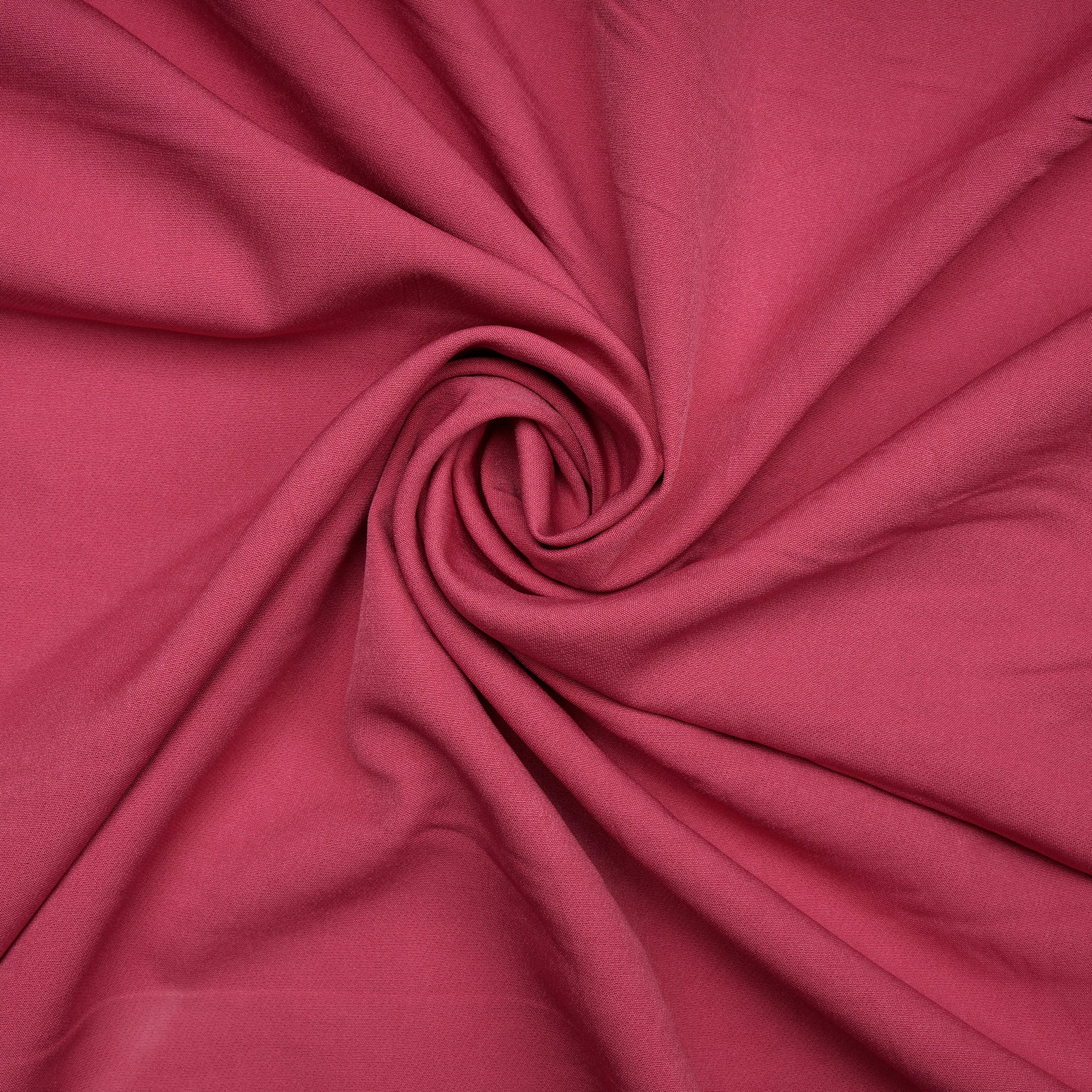 Shocking Pink Solid Dyed Imported Banana Crepe Fabric (60" Width)