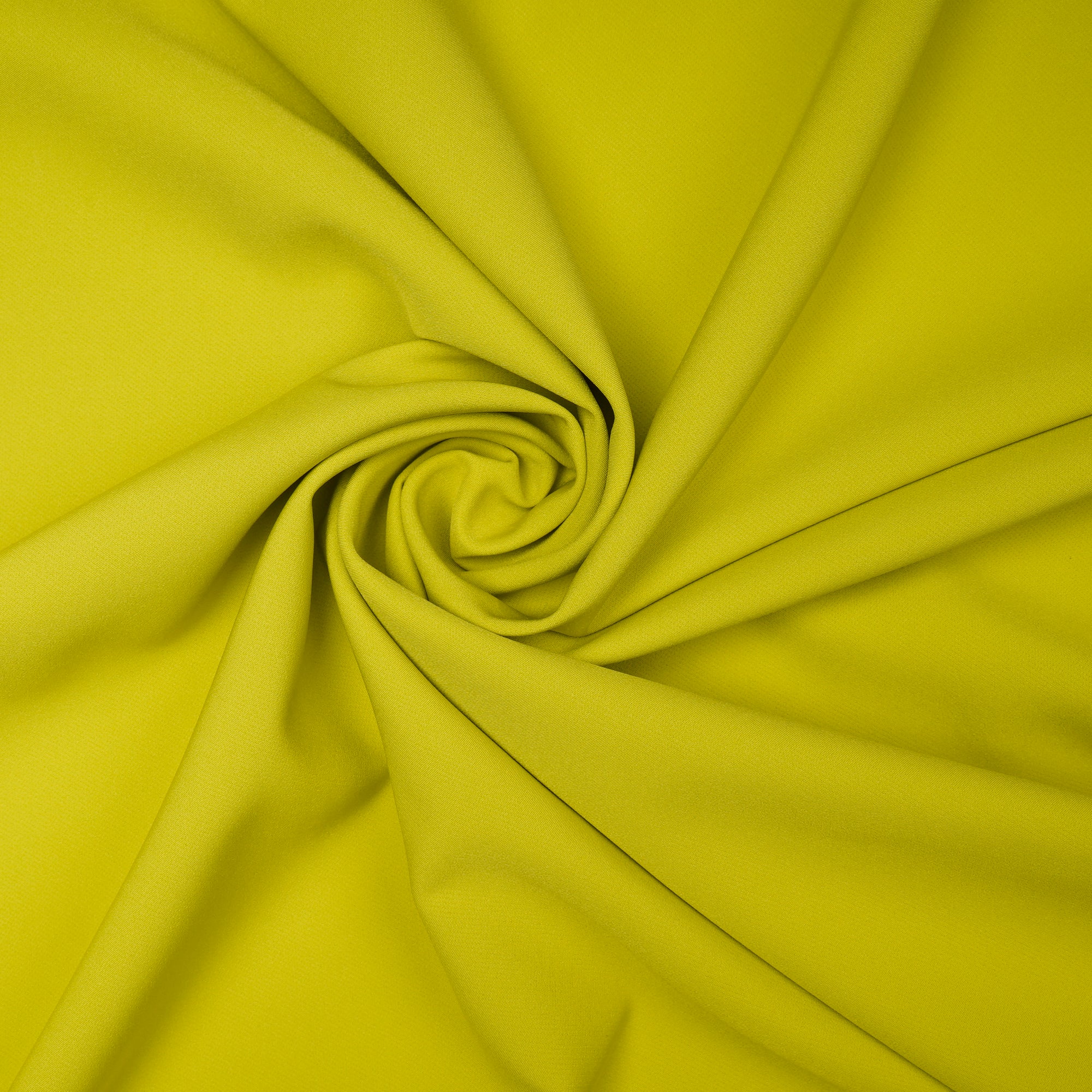 Neon Green Solid Dyed Imported Banana Crepe Fabric (60" Width)