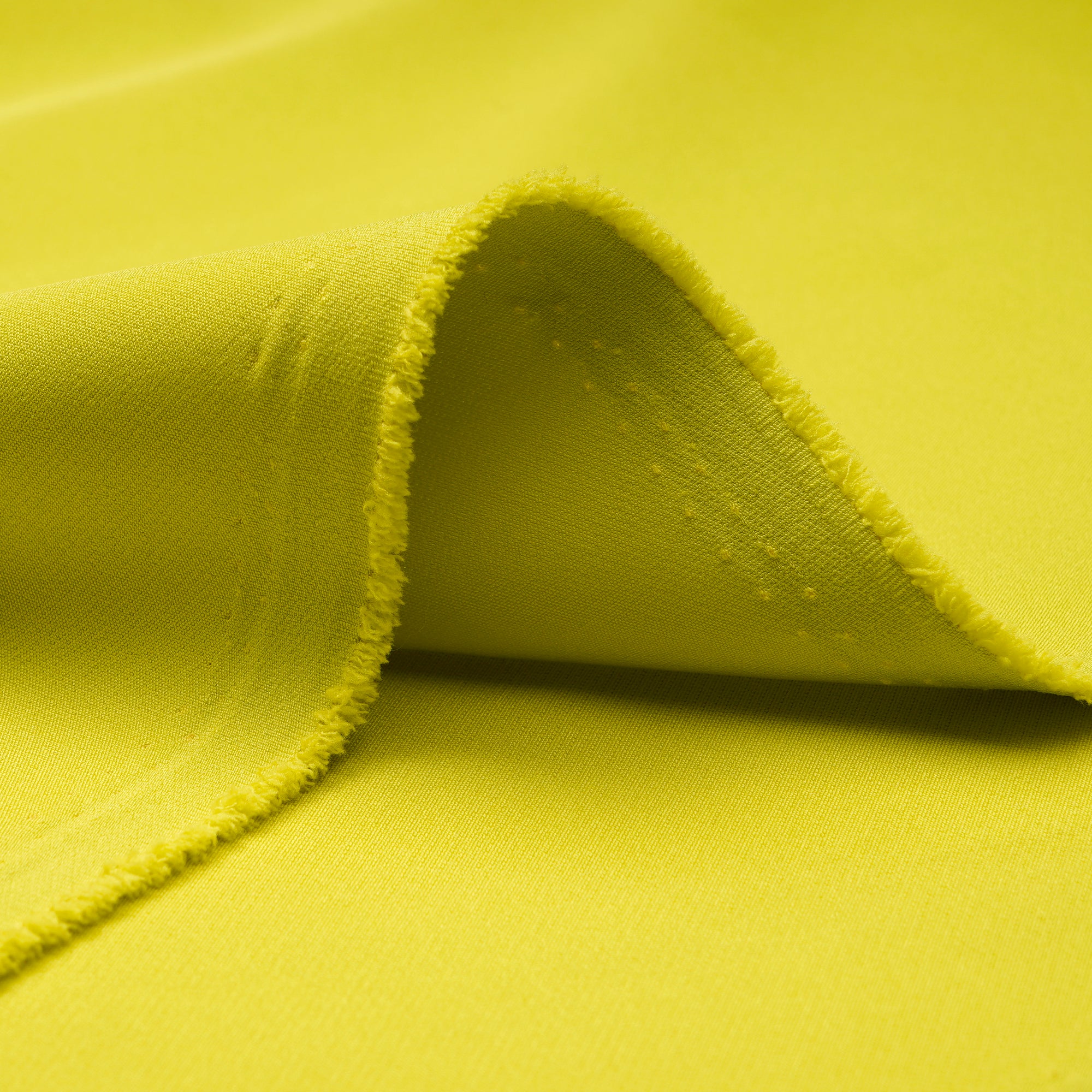 Neon Green Solid Dyed Imported Banana Crepe Fabric (60" Width)