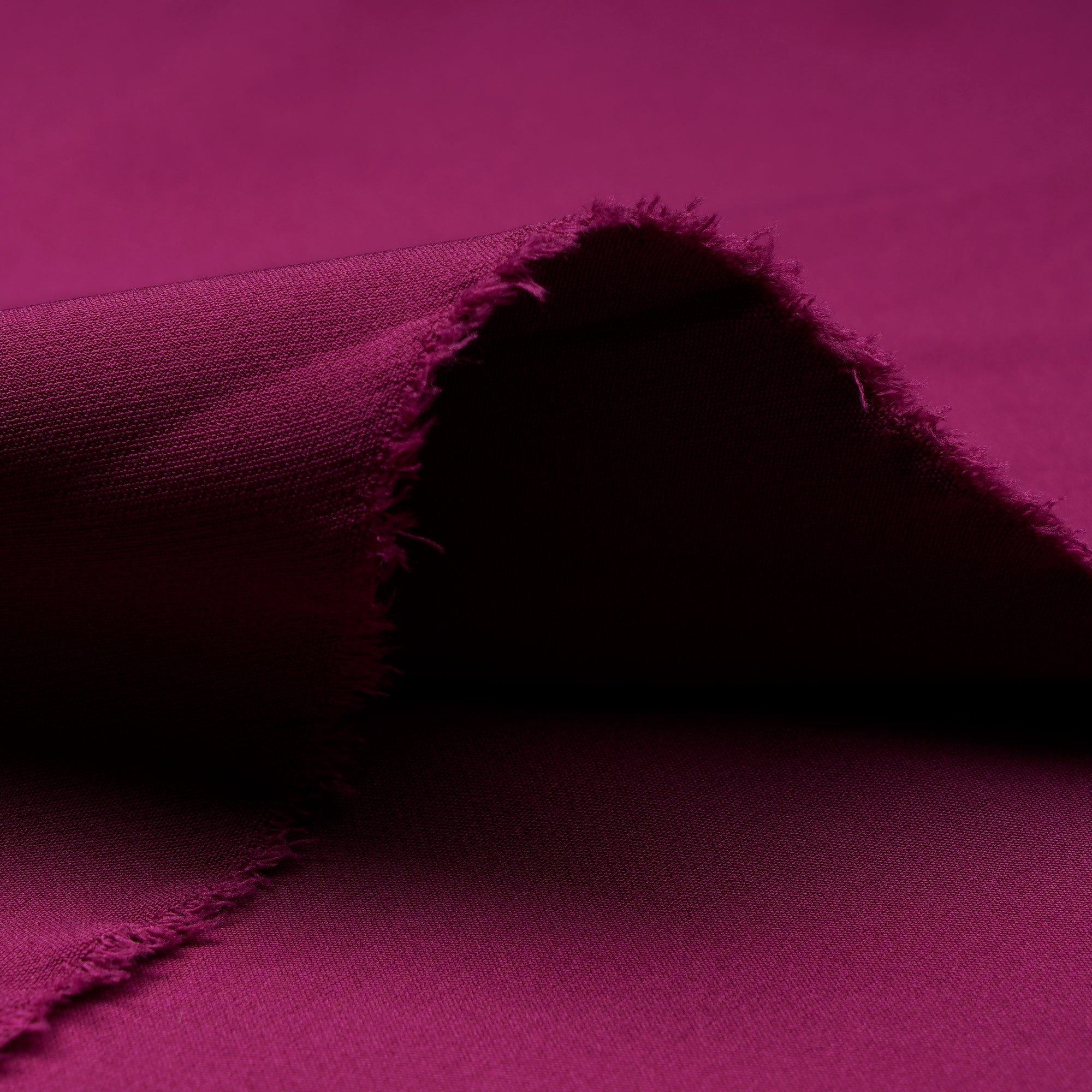 Magenta Solid Dyed Imported Banana Crepe Fabric (60" Width)
