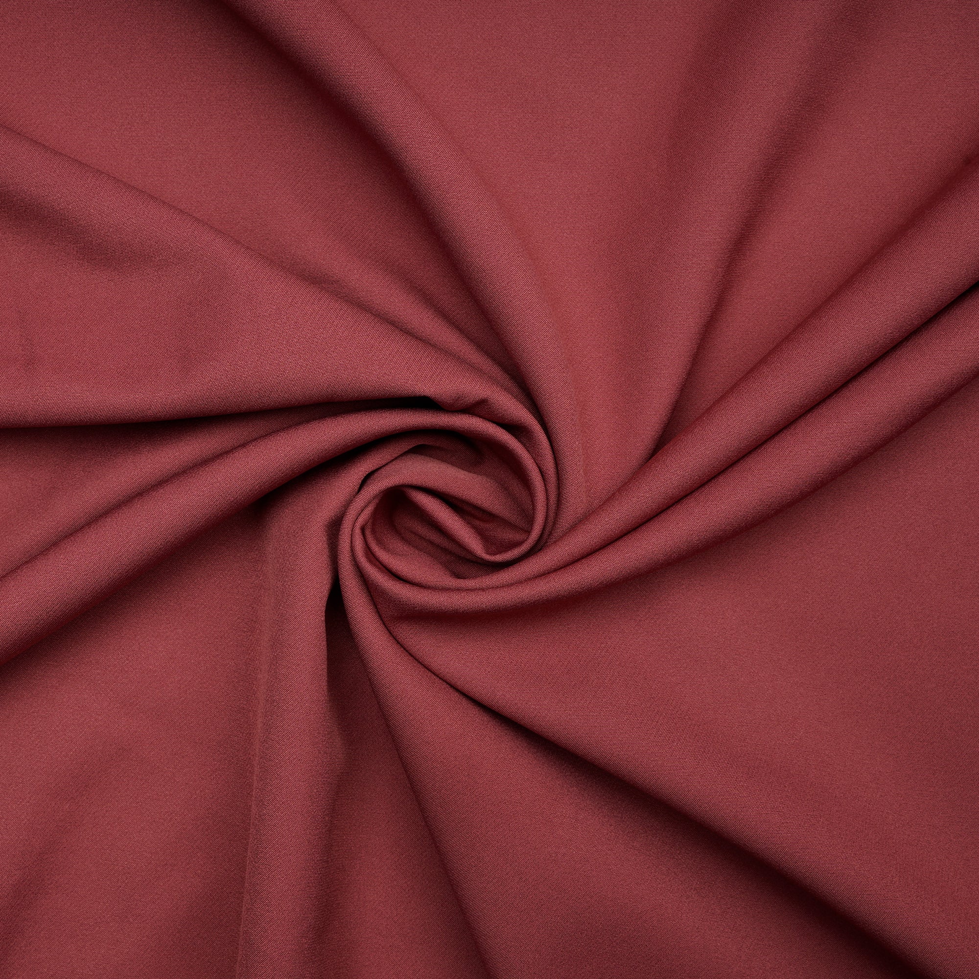 Mineral Red Solid Dyed Imported Banana Crepe Fabric (60" Width)