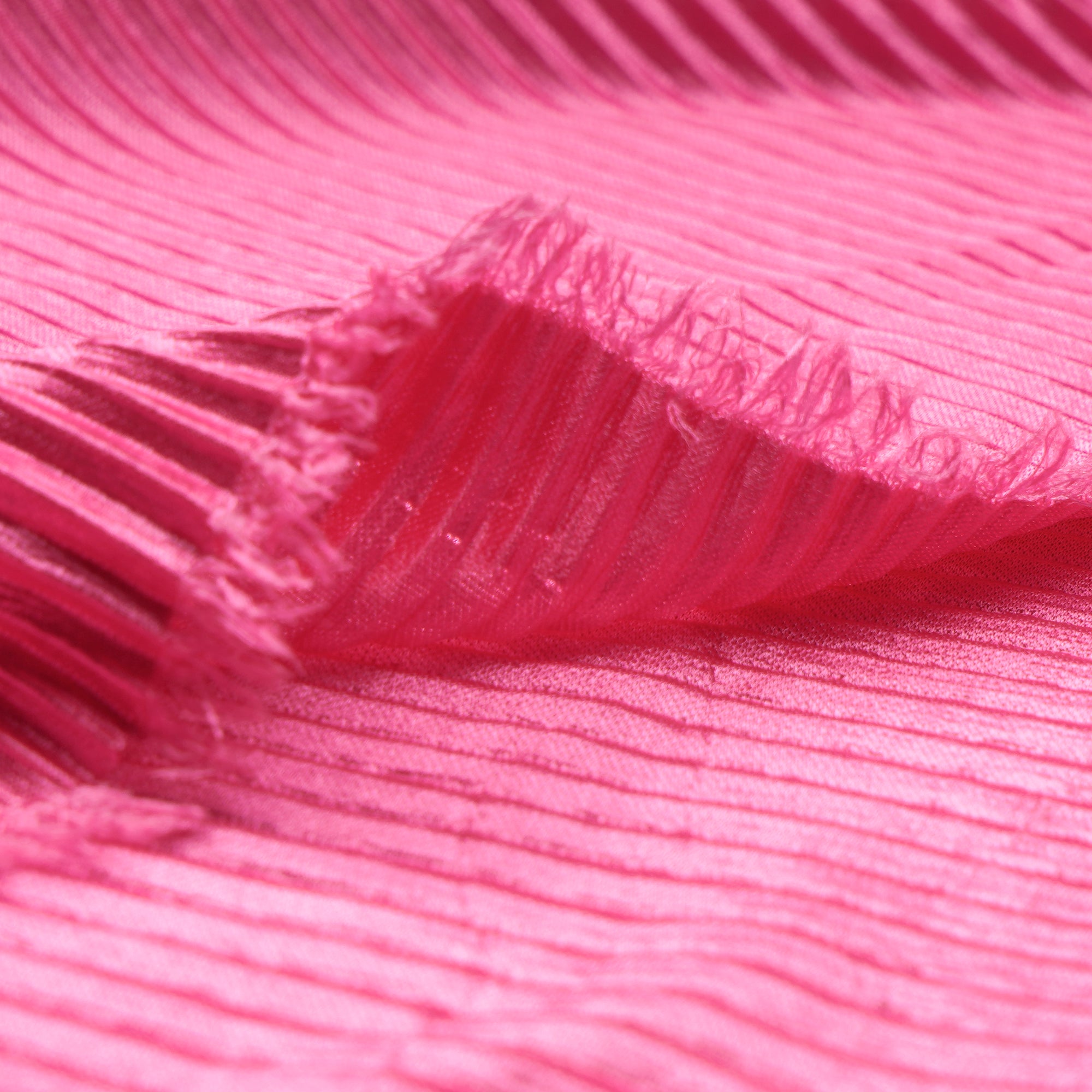 Pink Imported Pleated Satin Fabric (60" Width)
