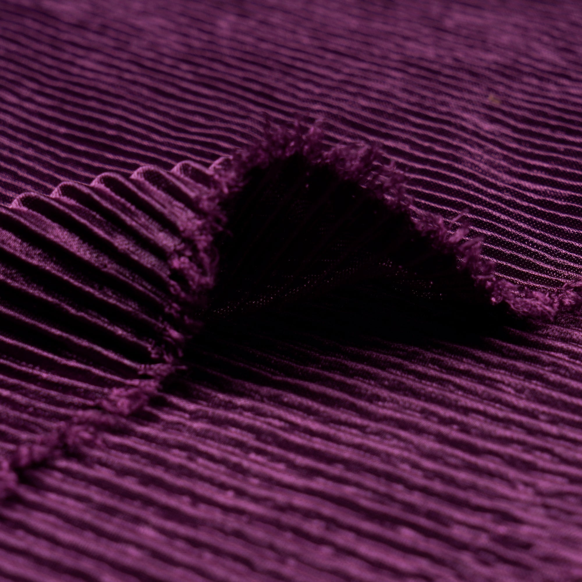 Purple Imported Pleated Satin Fabric (60" Width)