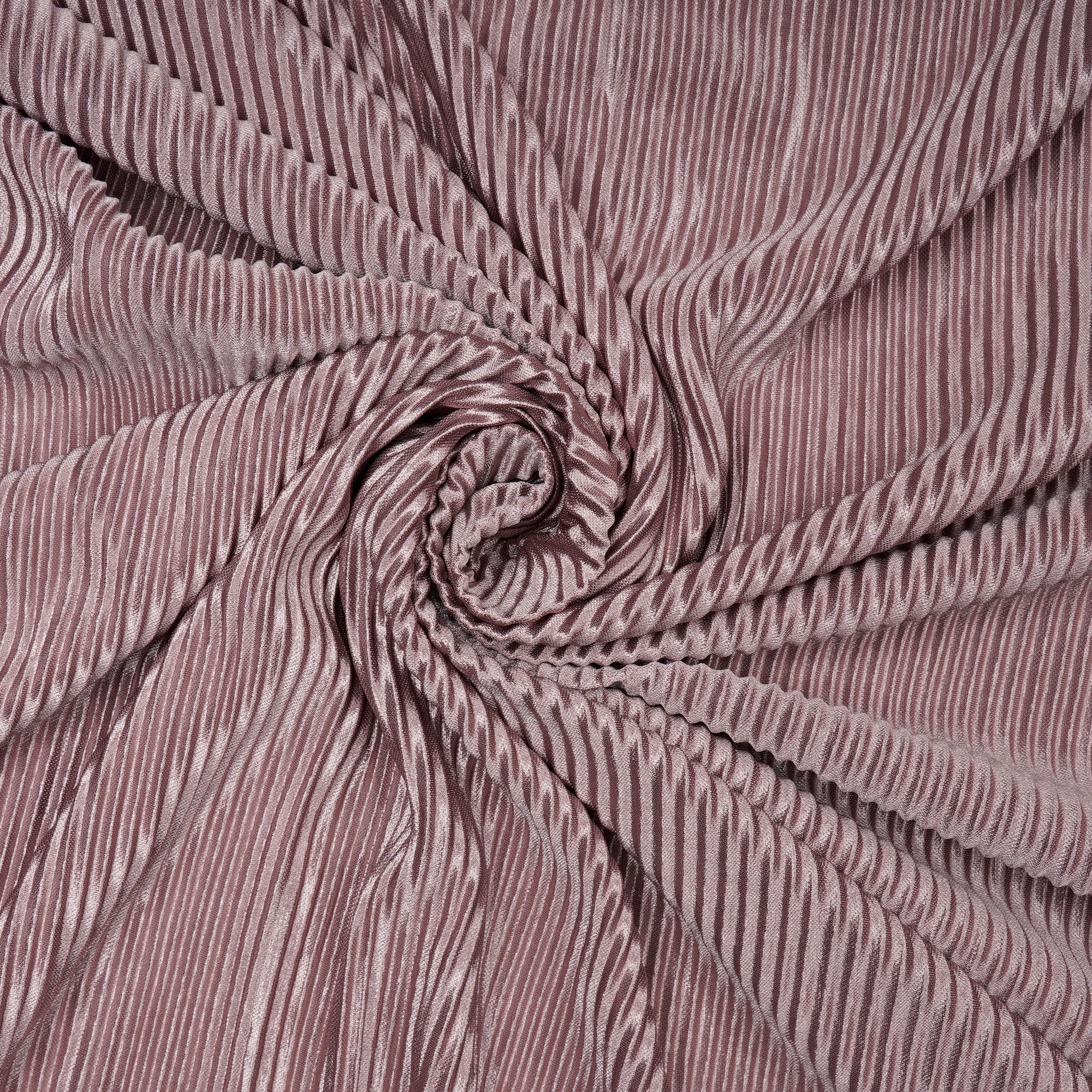 Burnished Lilac Imported Pleated Satin Fabric (60" Width)