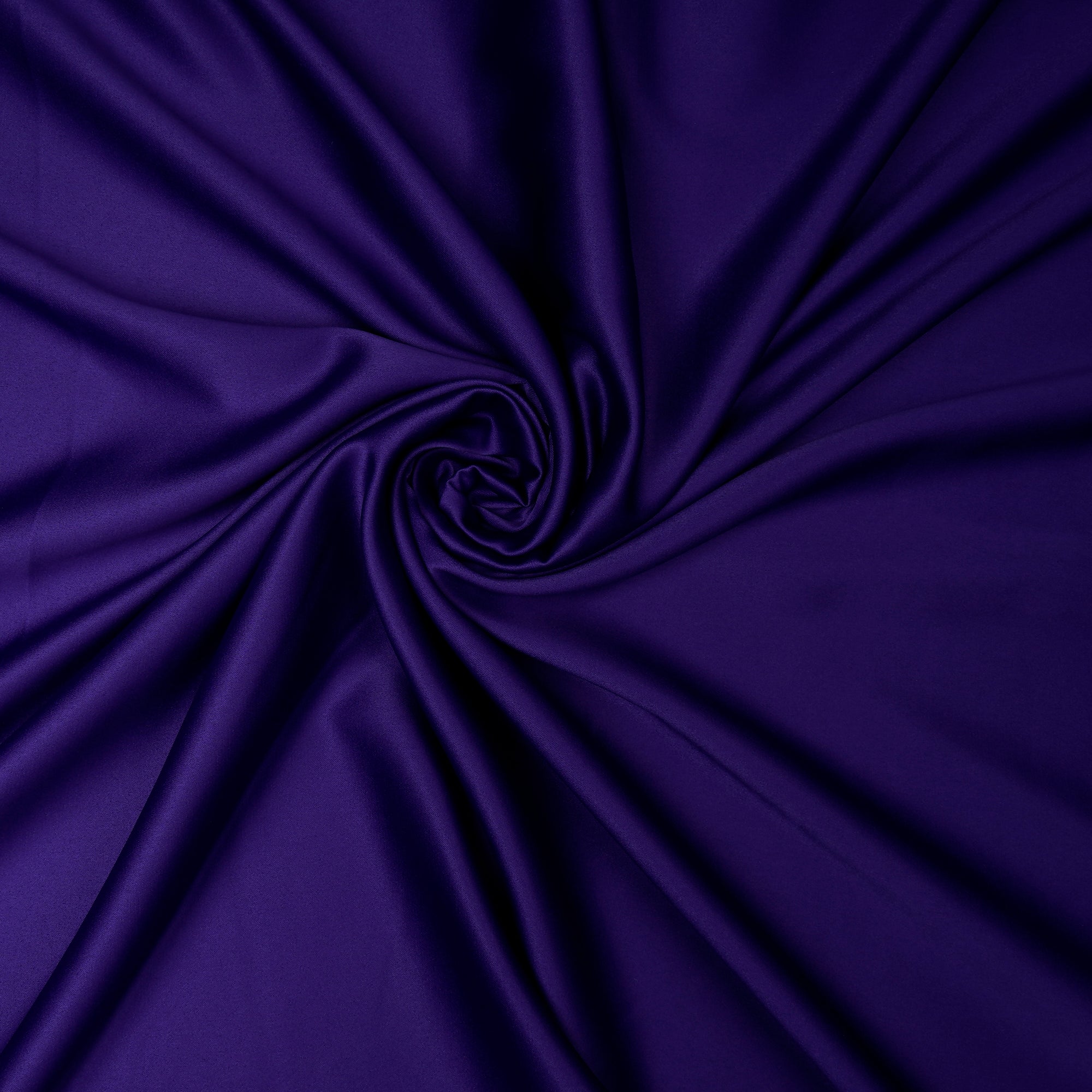 Royal Purple Solid Dyed Imported Armani Satin Fabric (60" Width)