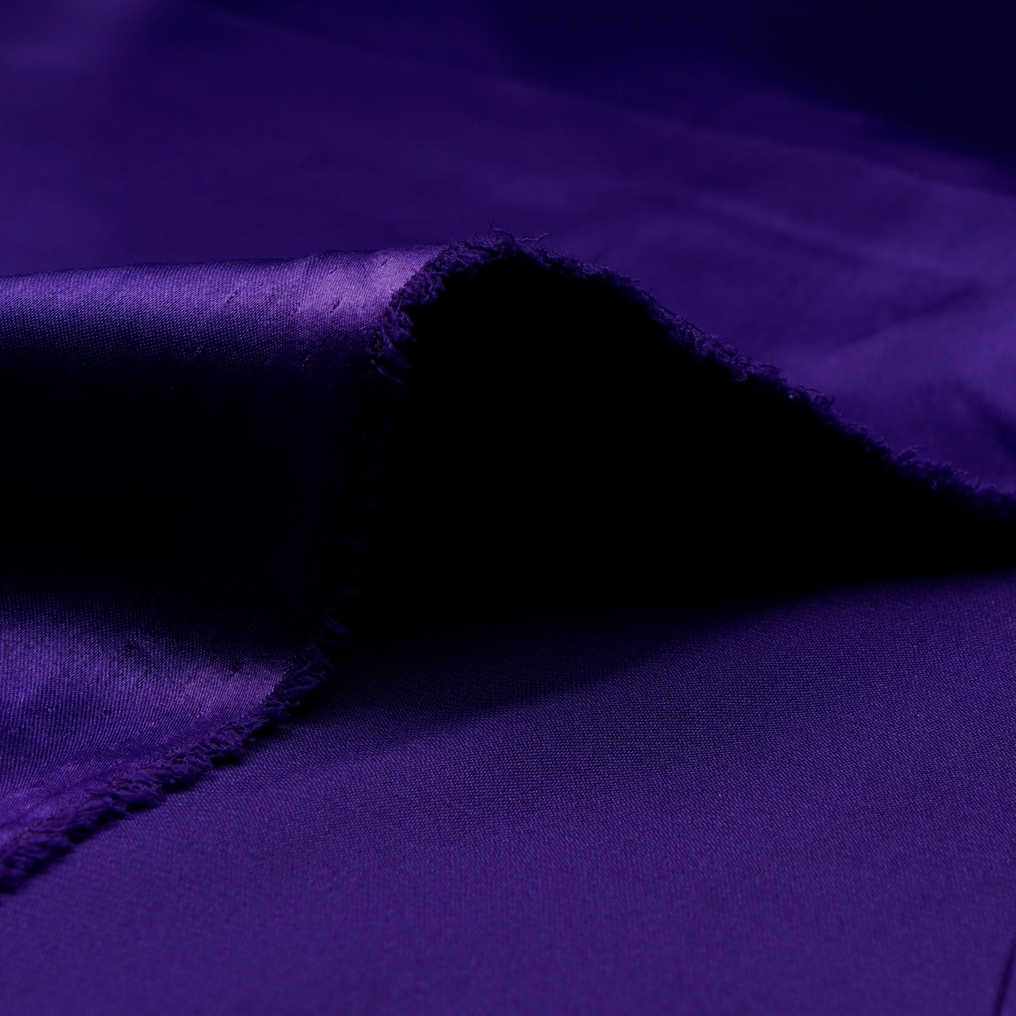 Royal Purple Solid Dyed Imported Armani Satin Fabric (60" Width)